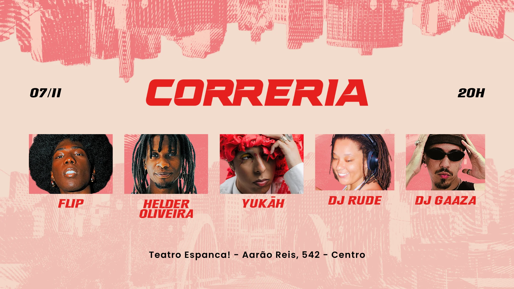 Correria #02 | Yukáh, Helder Oliveira, Flip, Dj Rude E Gaaza