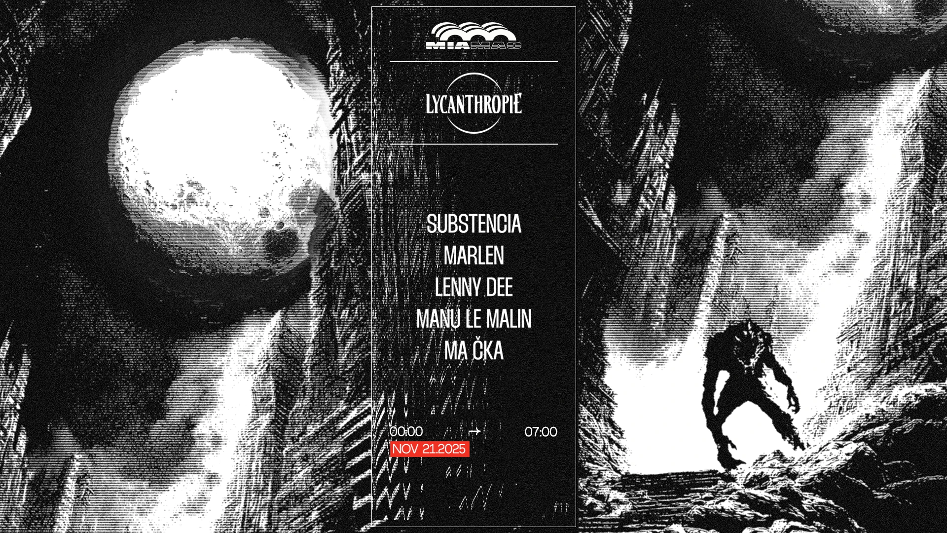 Lycanthropie : Manu Le Malin, Substencia, Lenny Dee, Ma Cka