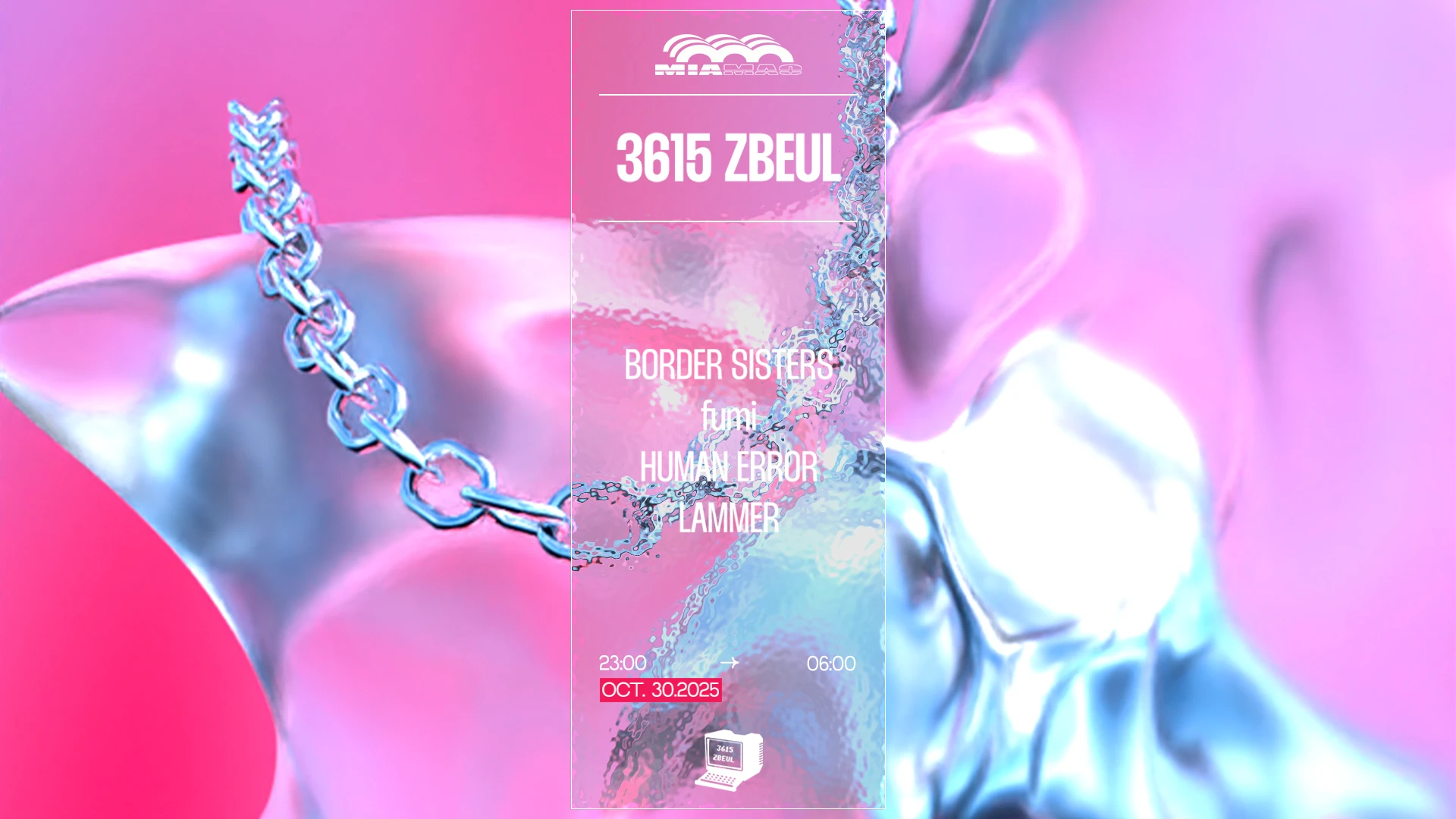 3615 Zbeul : Border Sisters, Fumi, Human Error & More Tba