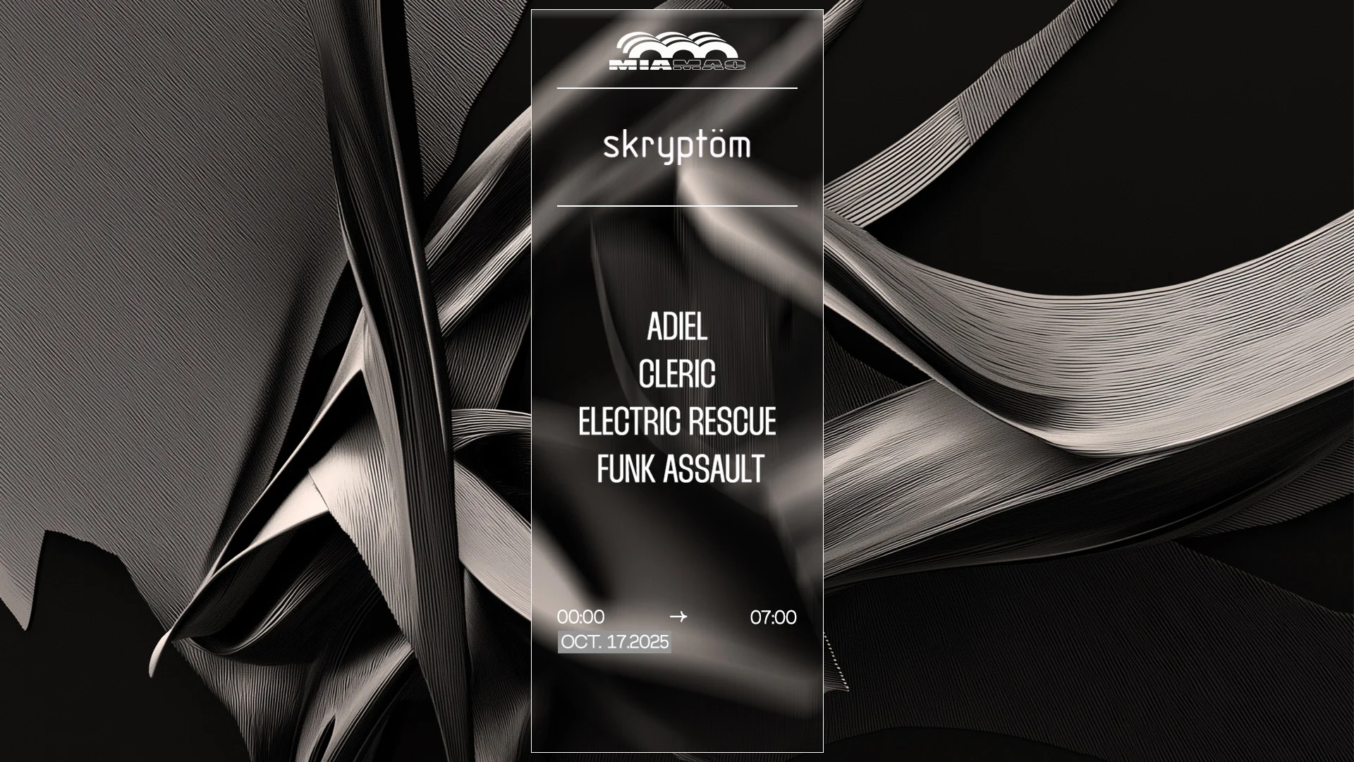 Skryptöm : Funk Assault, Adiel, Cleric, Electric Rescue