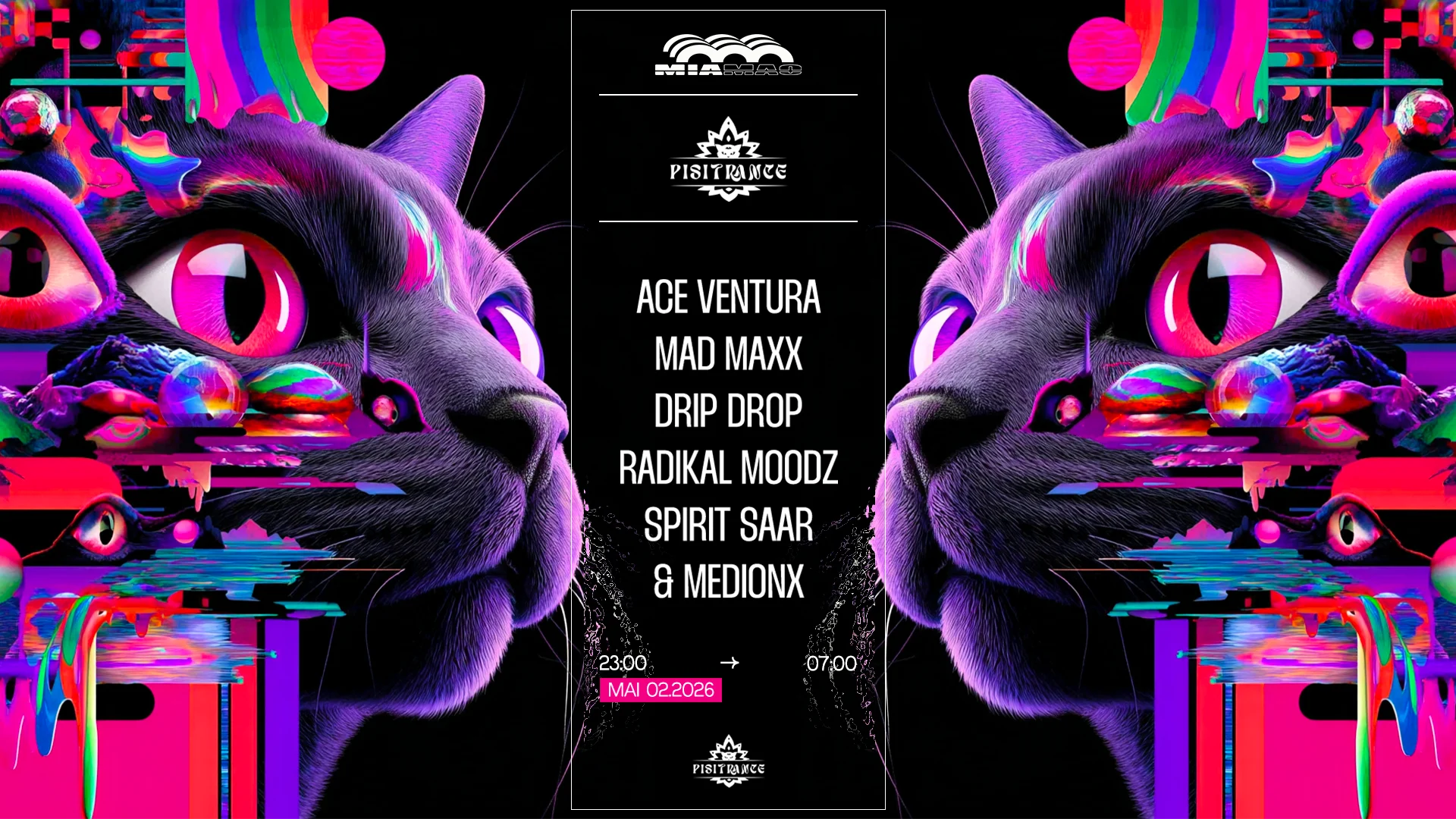 Pisitrance : Ace Ventura, Mad Maxx, Drip Drop & More