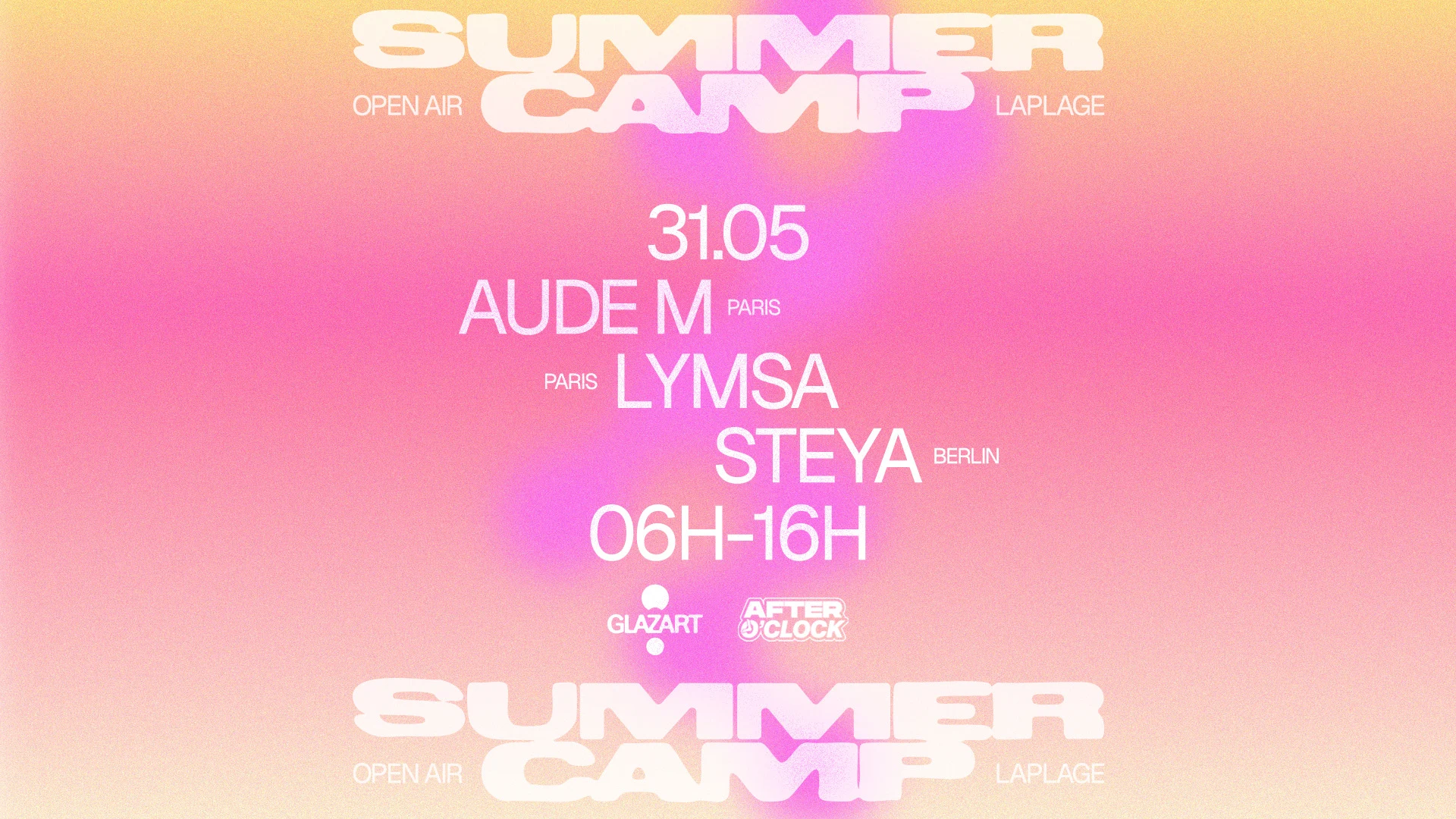 After O'clock X La Plage Open Air : Steya, Lymsa, Aude M