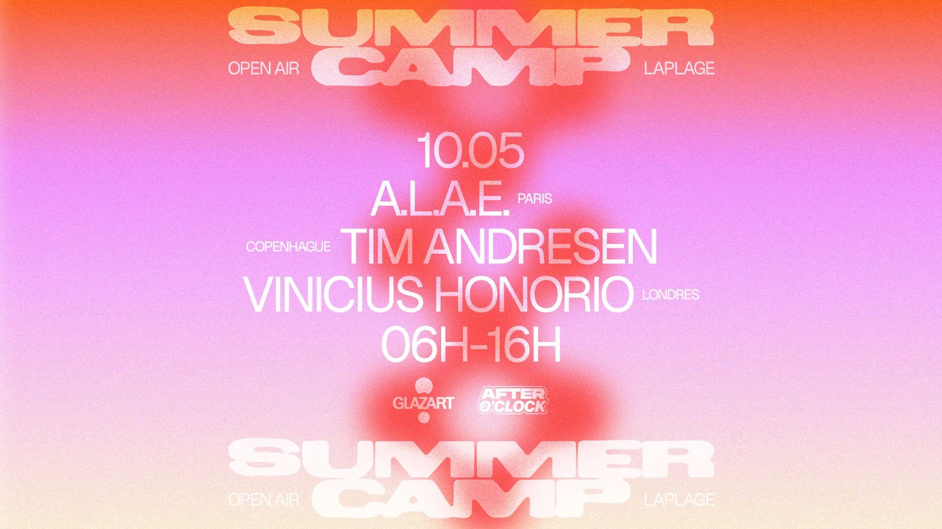 After O'clock X La Plage Open Air : Vinicius Honorio & More