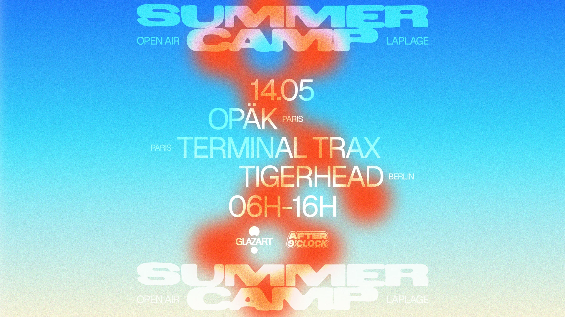 After O'clock X La Plage Open Air : Tigerhead, Opäk & More