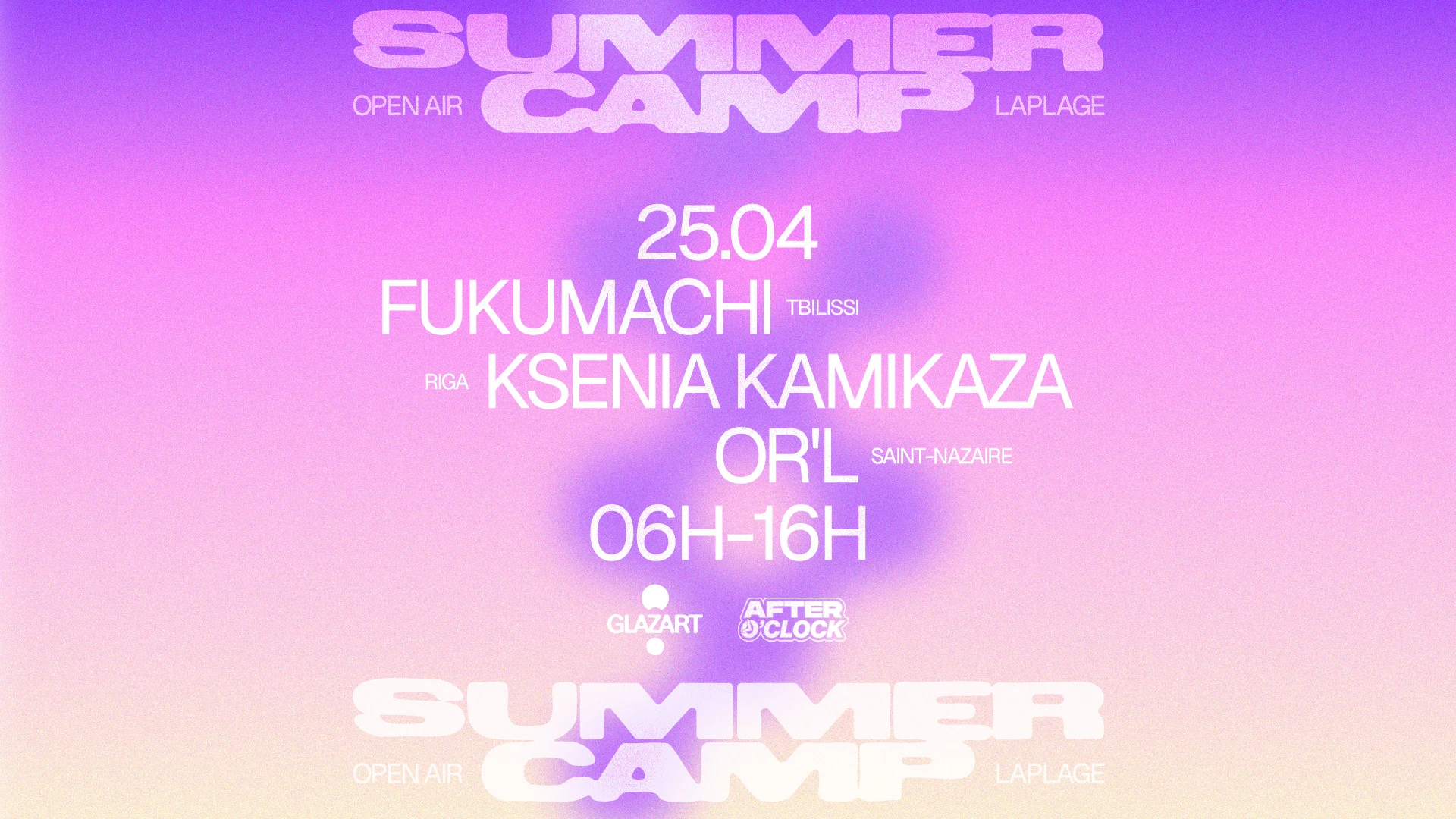 After O'clock X La Plage Open Air : Ksenia Kamikaza & More