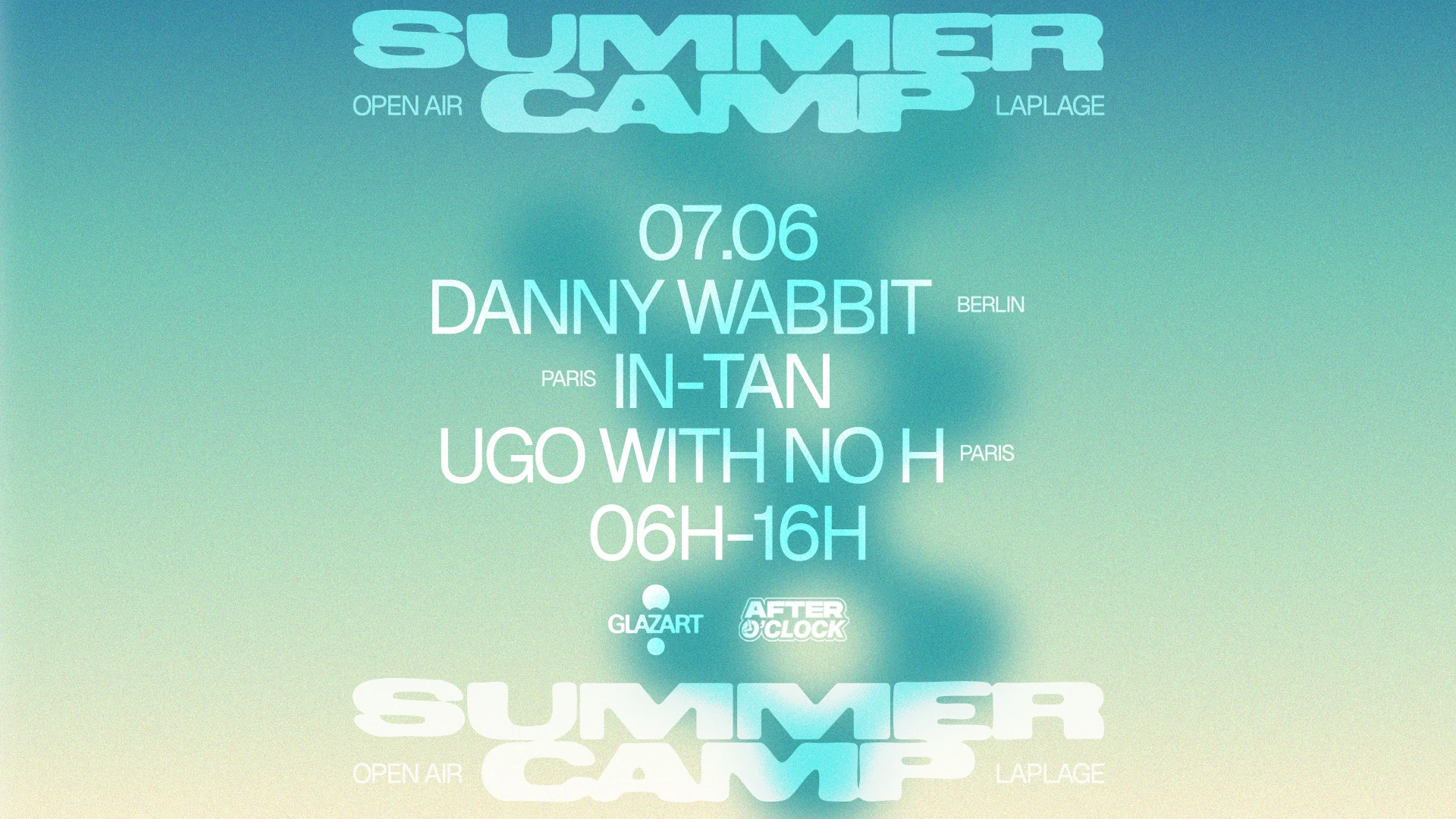 After O'clock X La Plage Open Air : Danny Wabbit, In-Tan...