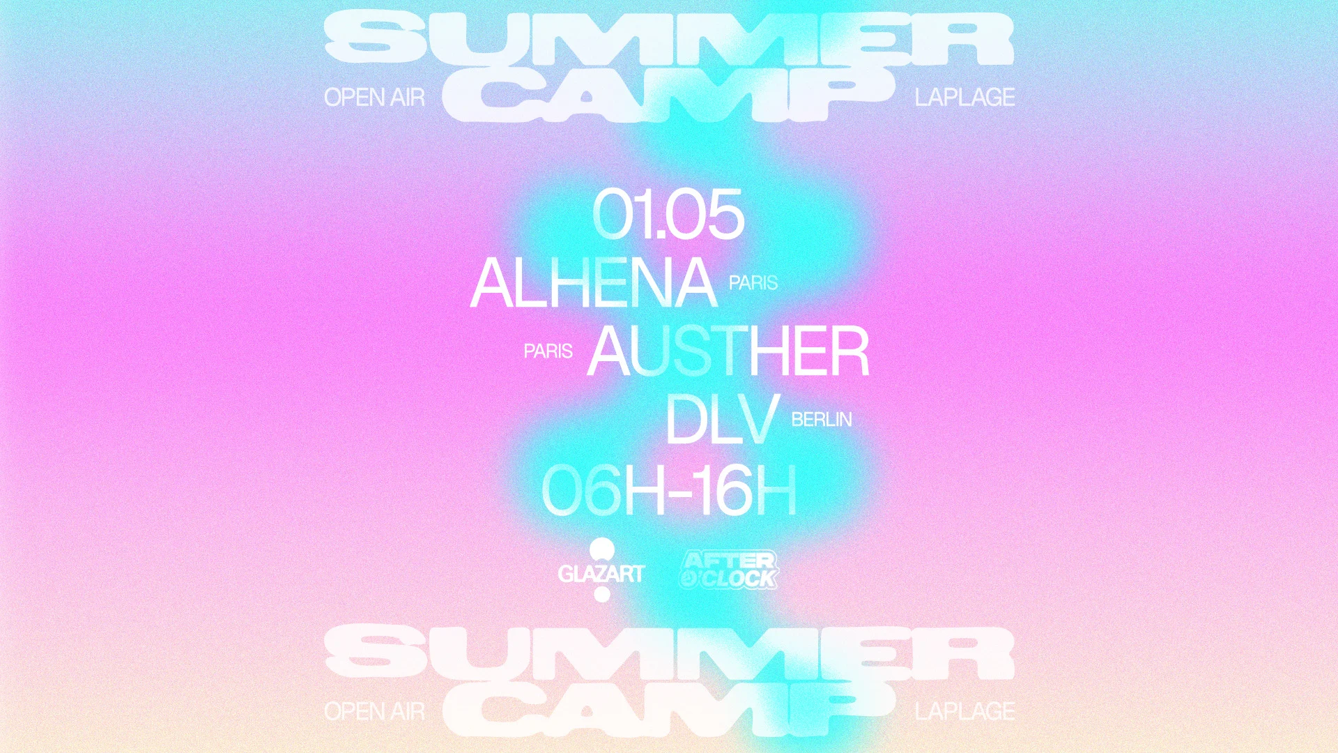 After O'clock X La Plage Open Air : Alhena, DLV & Austher