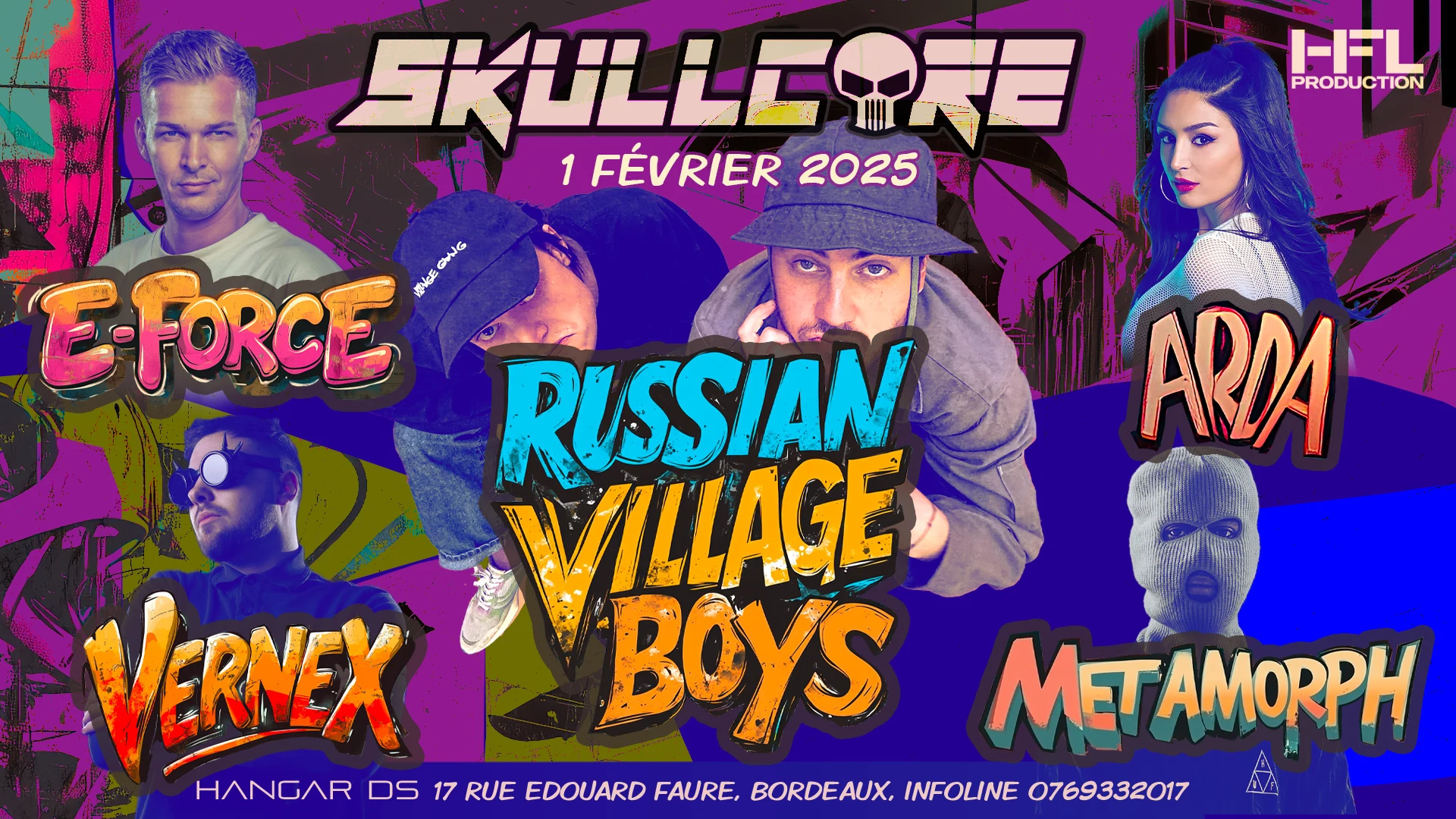 Skullcore W/ Village Russian Boys - E-Force - Vernex - Arda