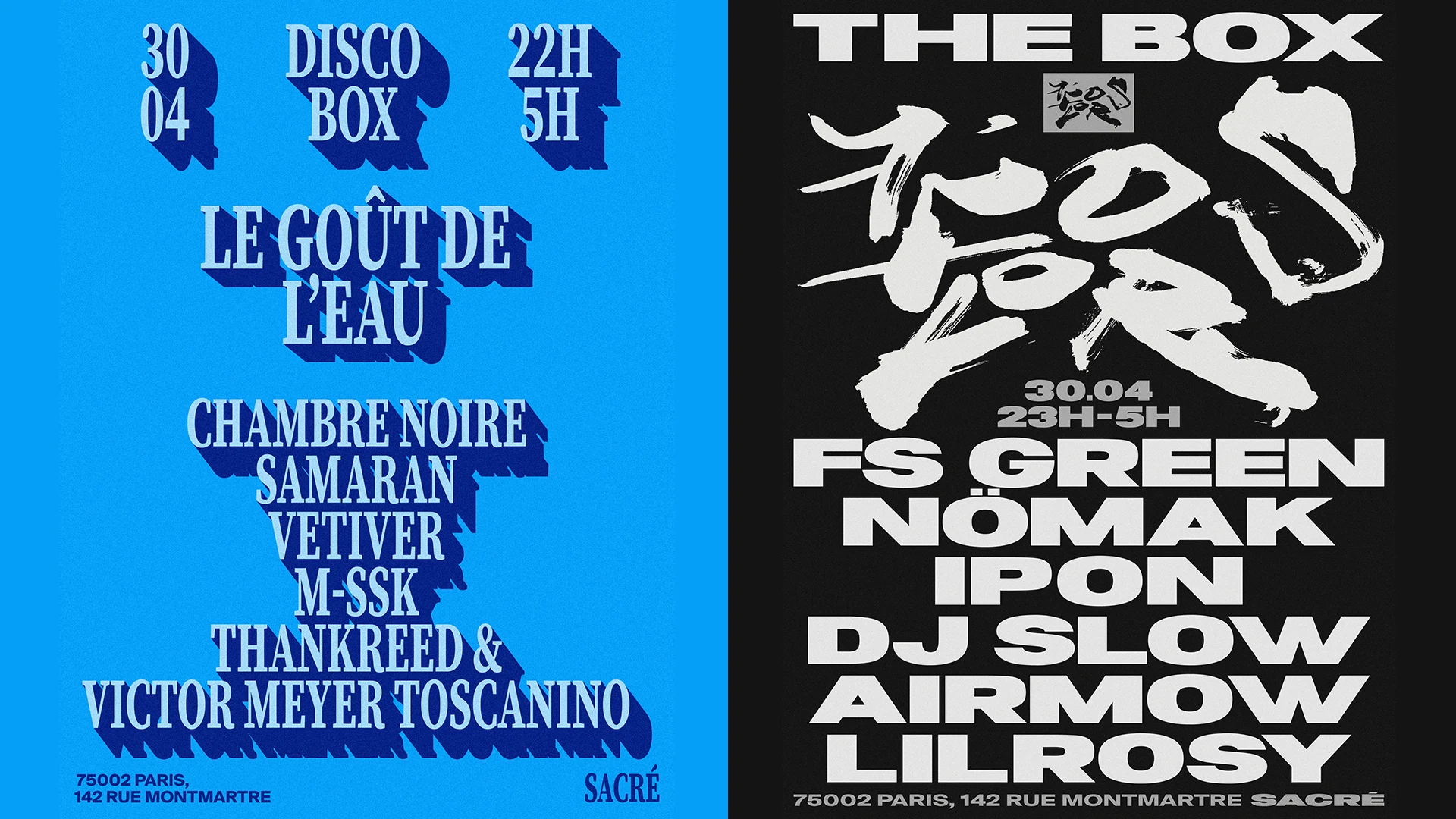 The Box / Disco Box - 30 Avril 2026