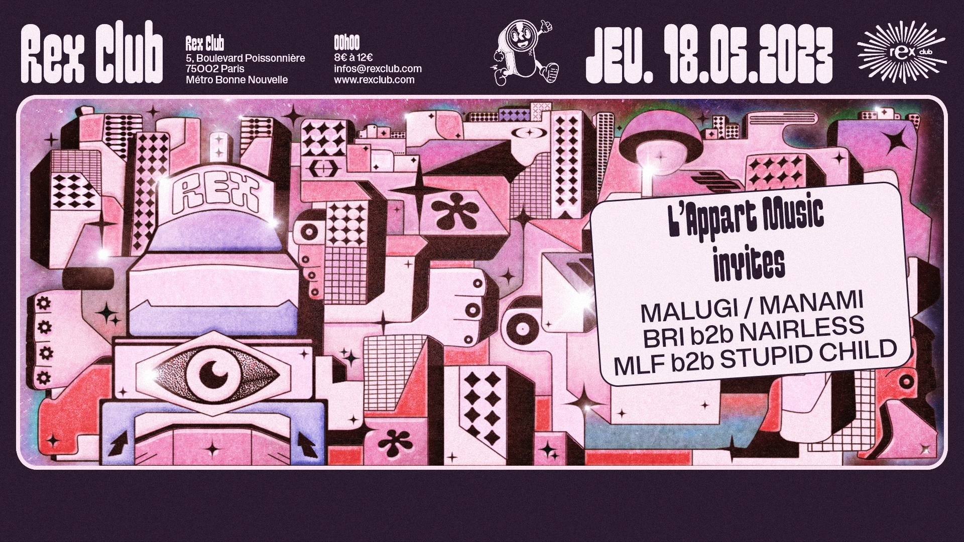 L’Appart Music: Malugi, Manami, Bri B2b Nairless & More
