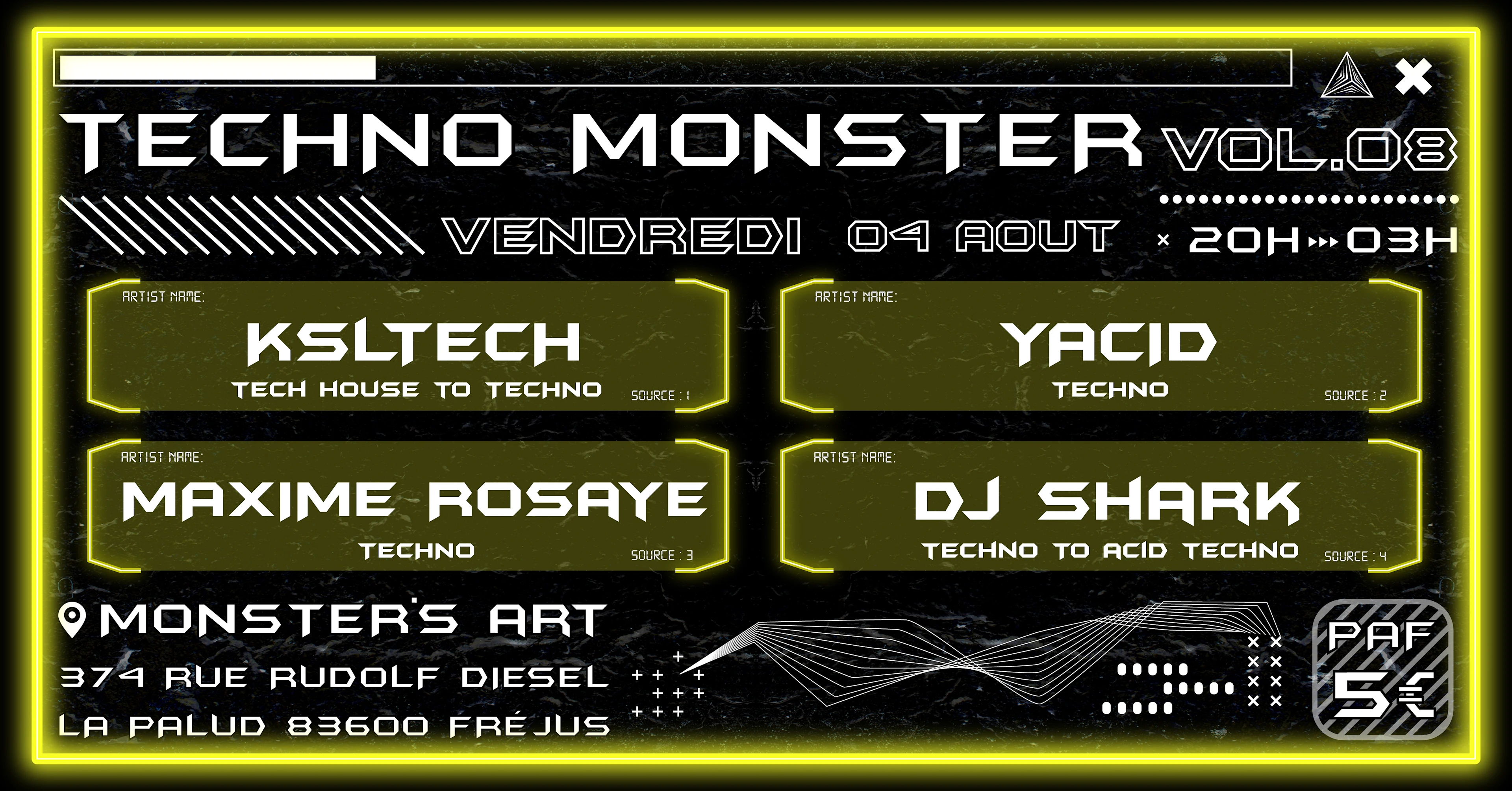 Techno Monster Vol.8 @ Monster's Art