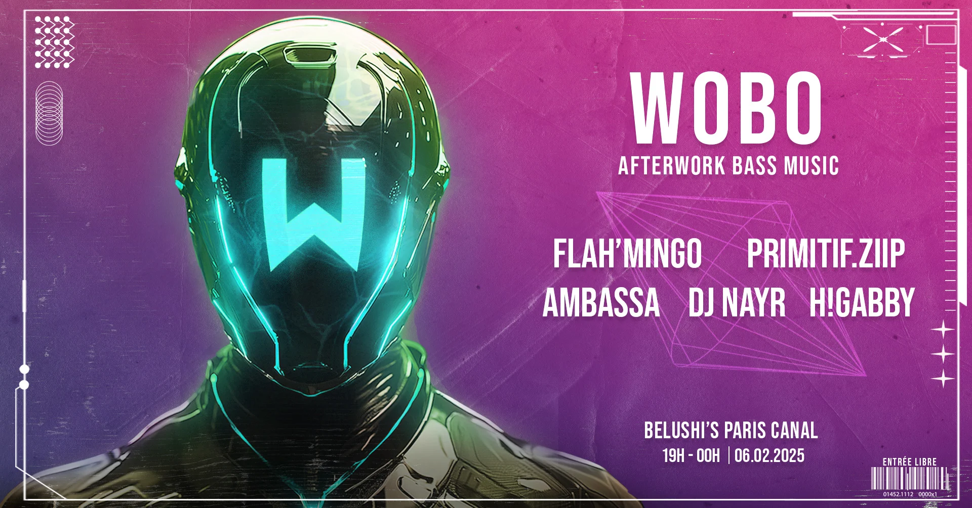 Gratuit - Wobo #32 - Afterwork Bassmusic - Bar Petits Prix