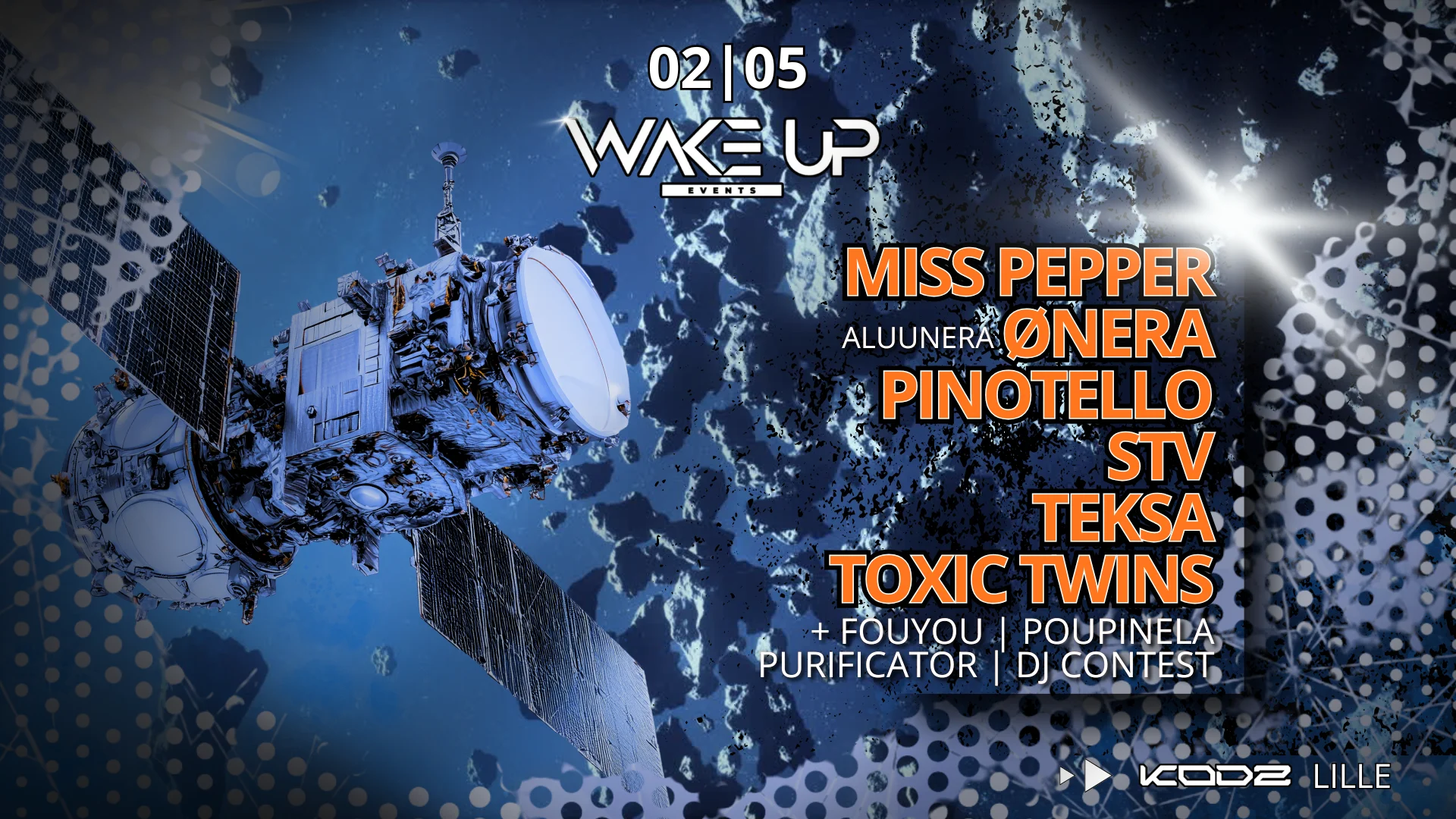 Kodz X Wake Up : Pinotello - Teksa - Miss Pepper & More