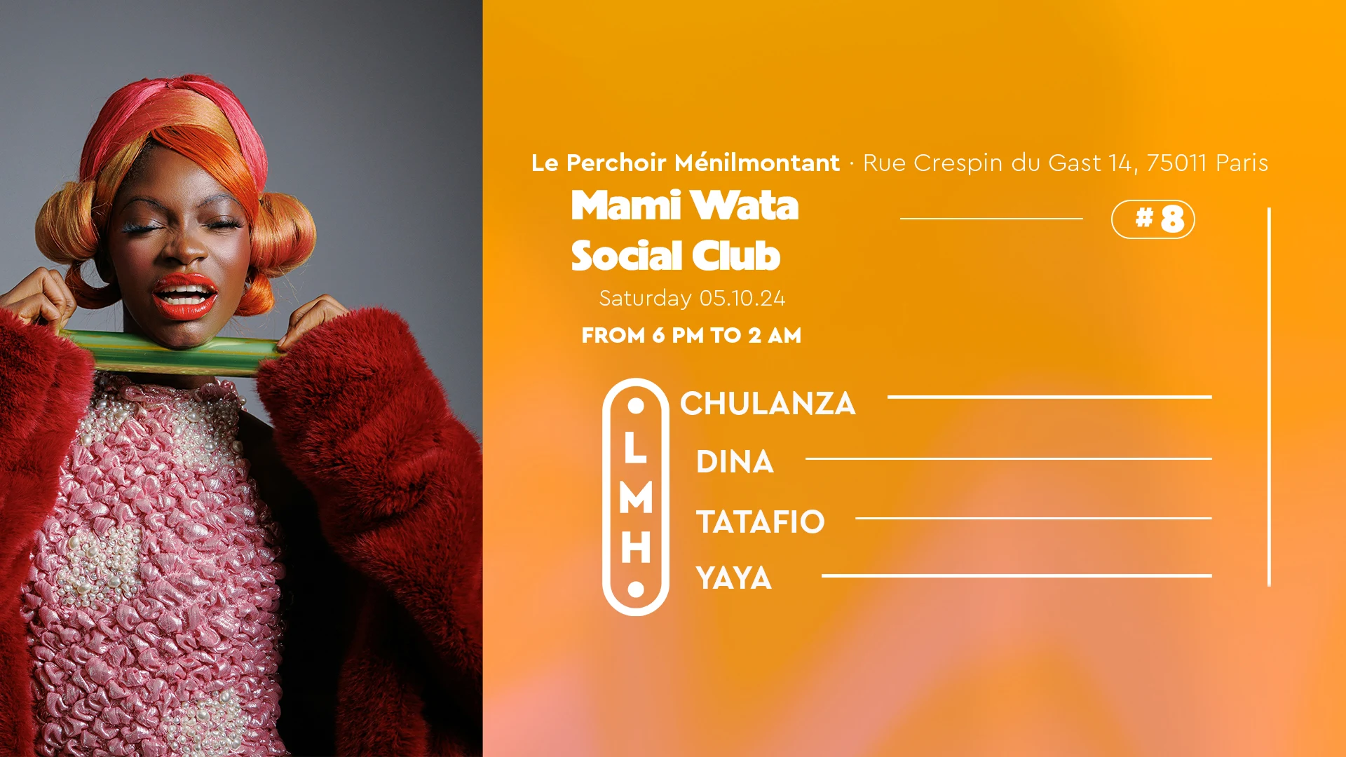 Mami Wata Social Club #8 / Le Perchoir Ménilmontant