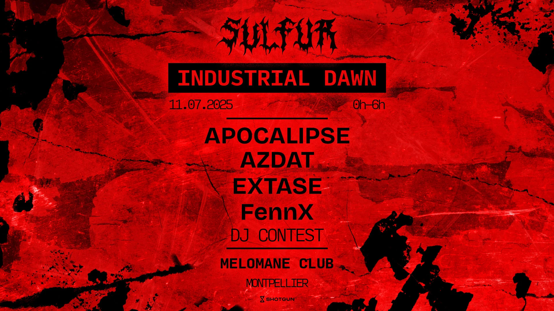 Sulfur Industrial Dawn : Azdat, Fennx, Apocalipse , Extase