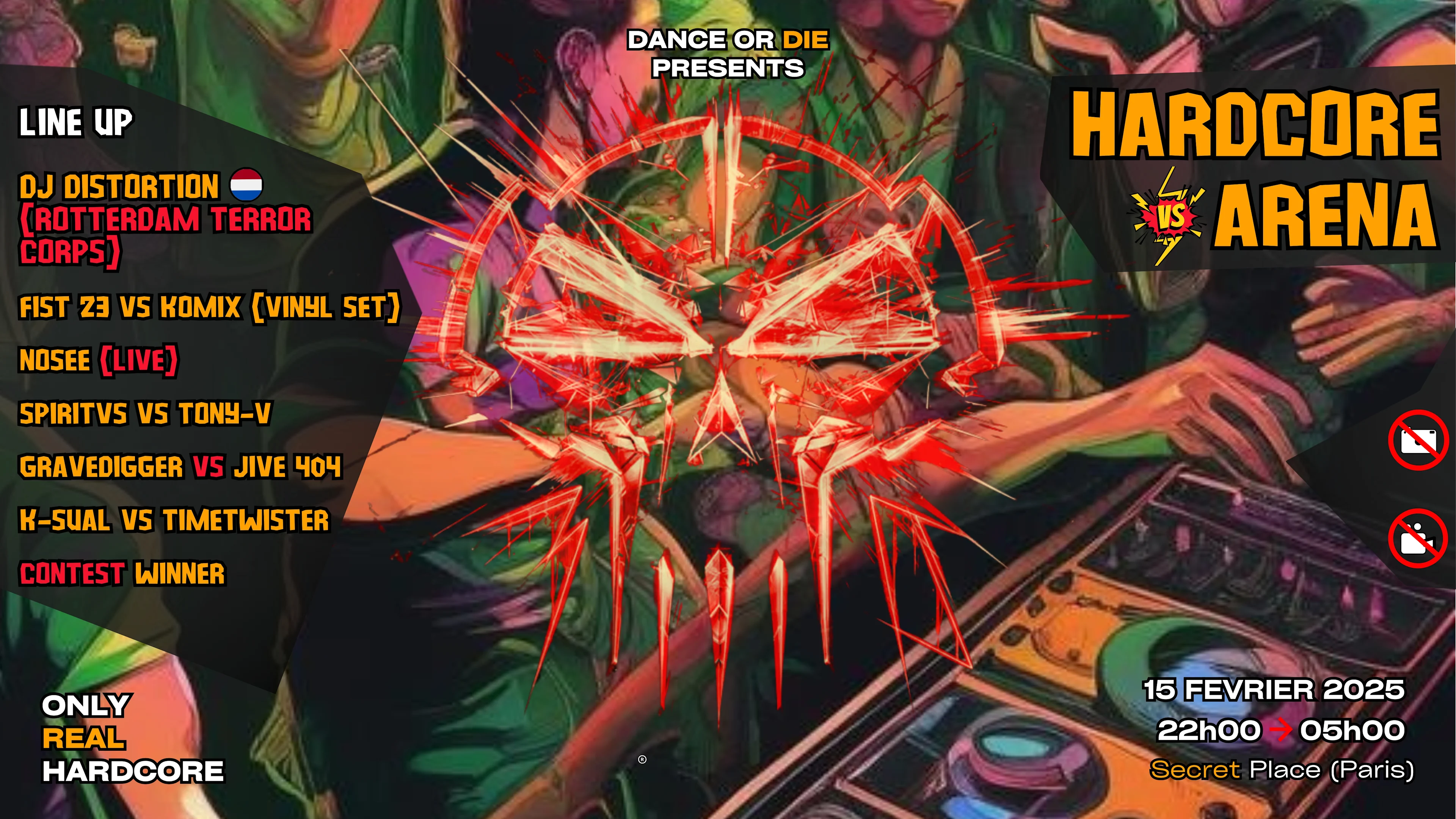 Hardcore Arena W/ Dj Distortion (Rotterdam Terror Corps)