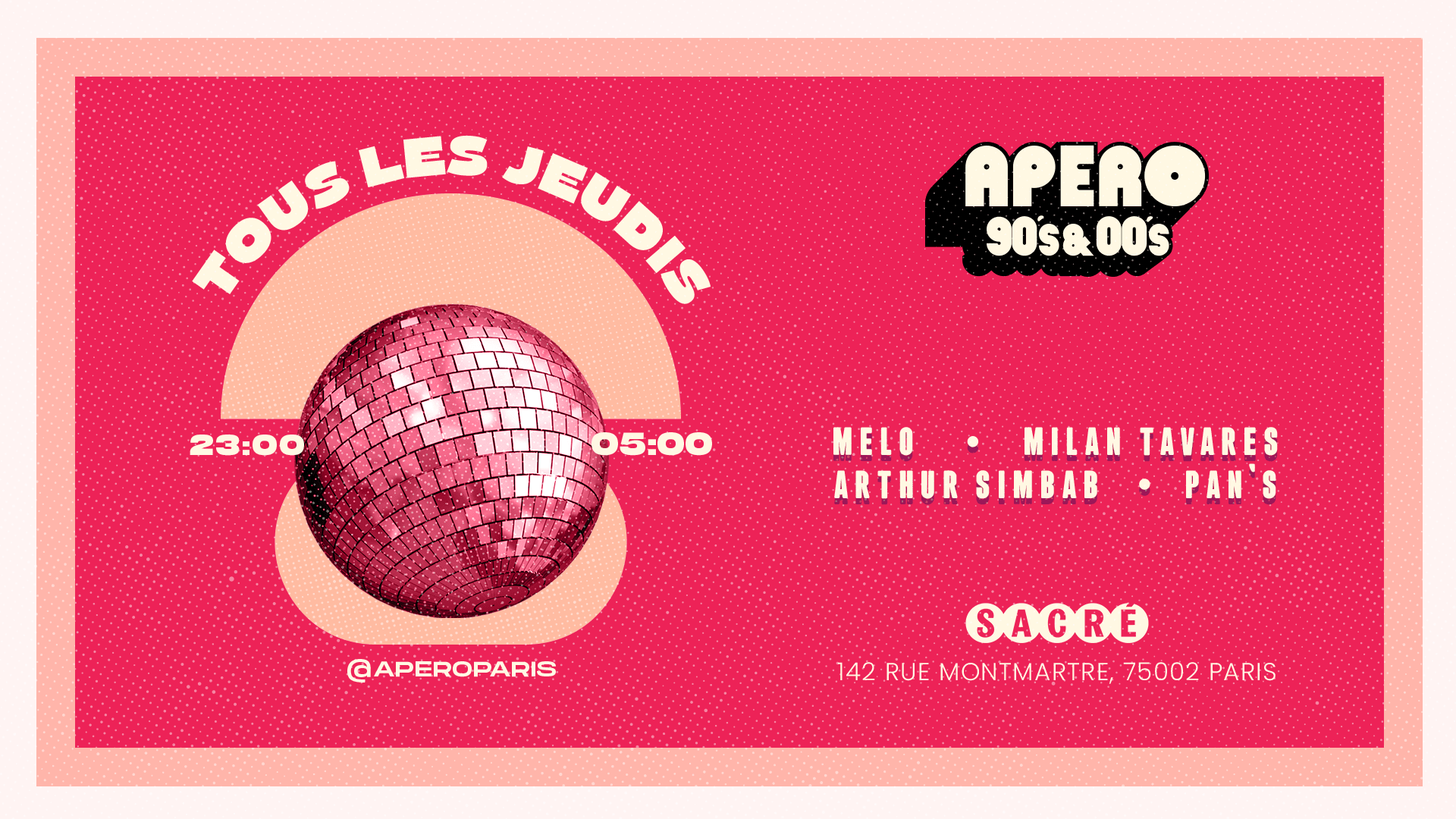 Apero 90's-00's - Jeudi 12 Décembre