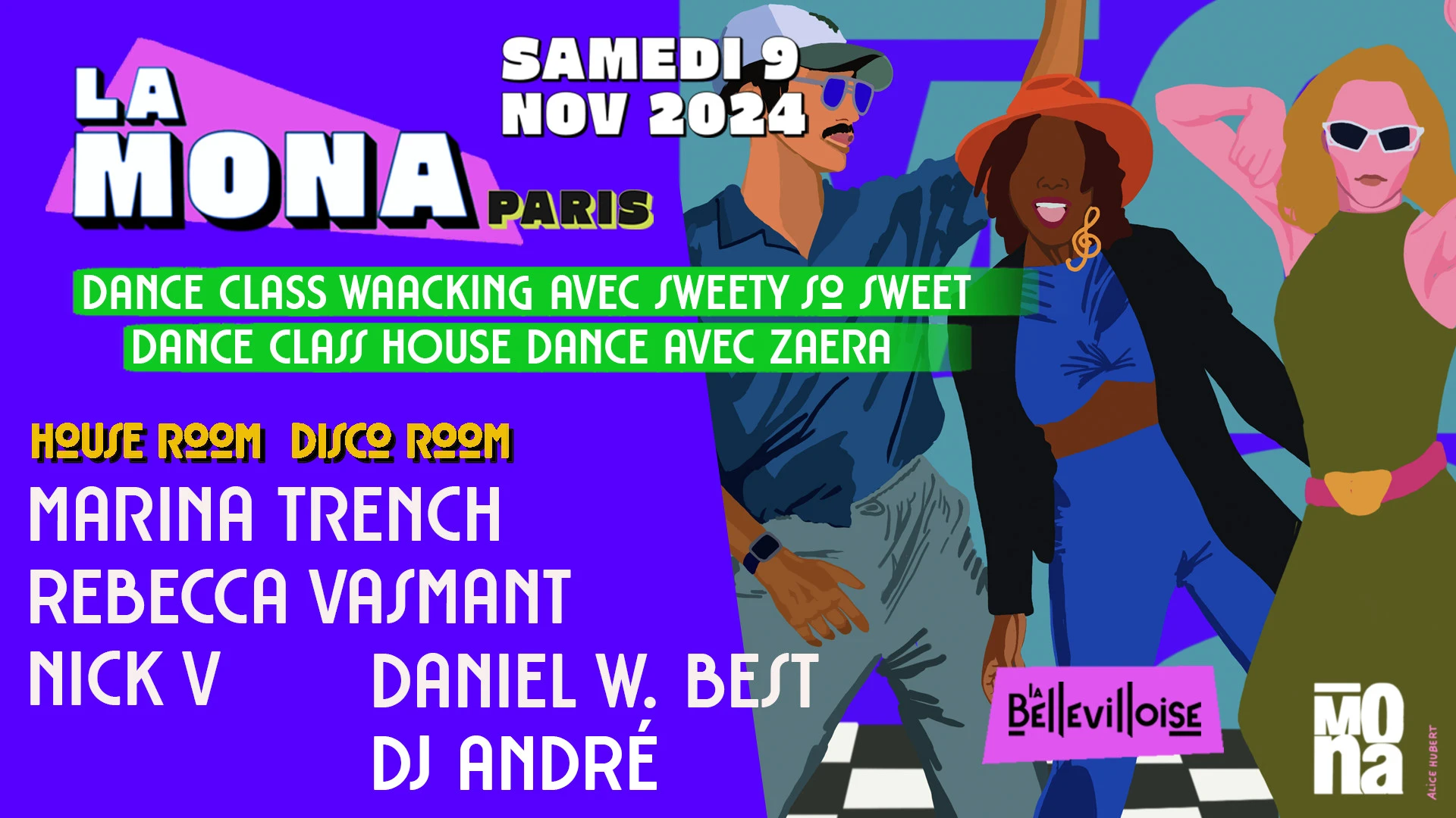 La Mona W/ Marina Trench, Rebecca Vasmant, Nick V ...