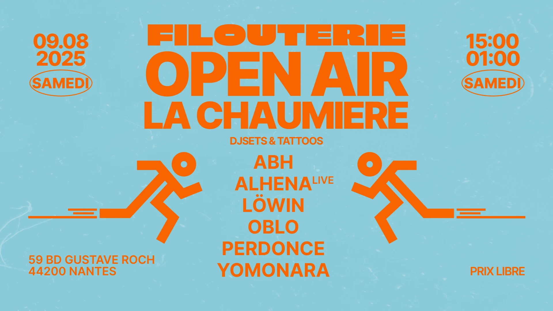 Open Air : Filouterie X La Chaumiere