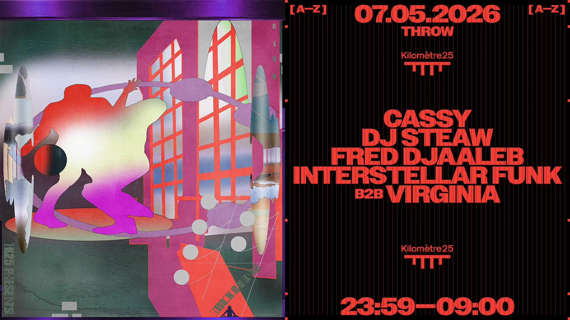 Throw : Dj Steaw, Cassy, Virginia B2b Interstellar Funk