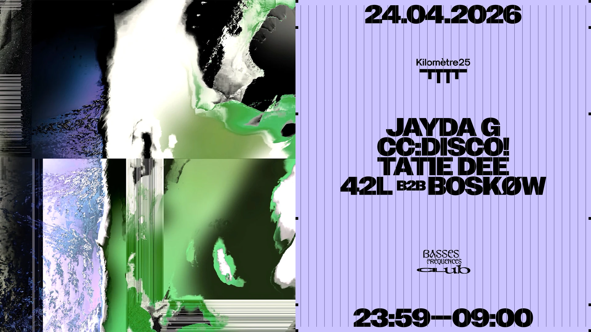 Basses Frequences : Jayda G, CC:Disco, Tatie Dee