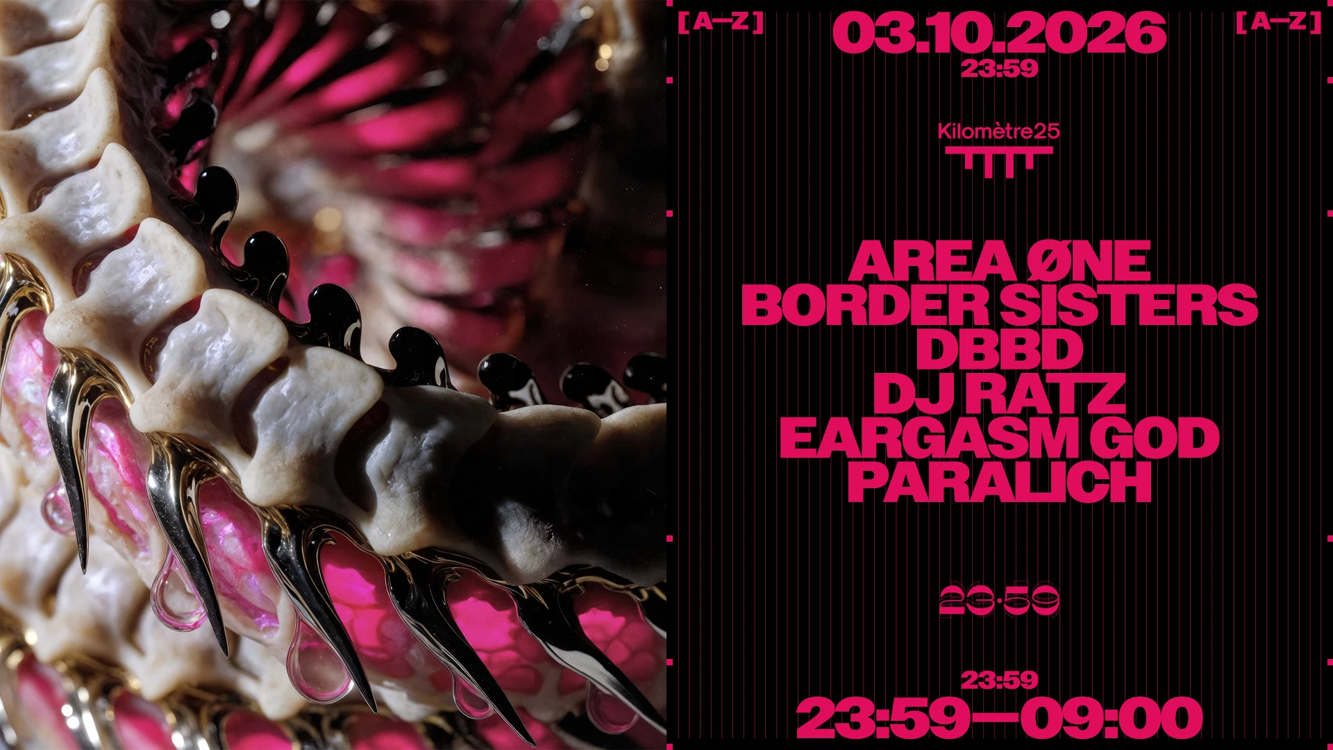23:59 : Eargasm God, Dbbd, Paralich, Area Øne & More