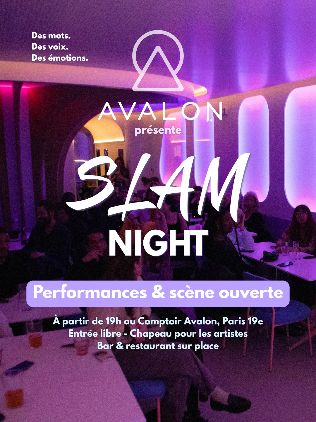 Soirée Slam - Scène Ouverte & Performances