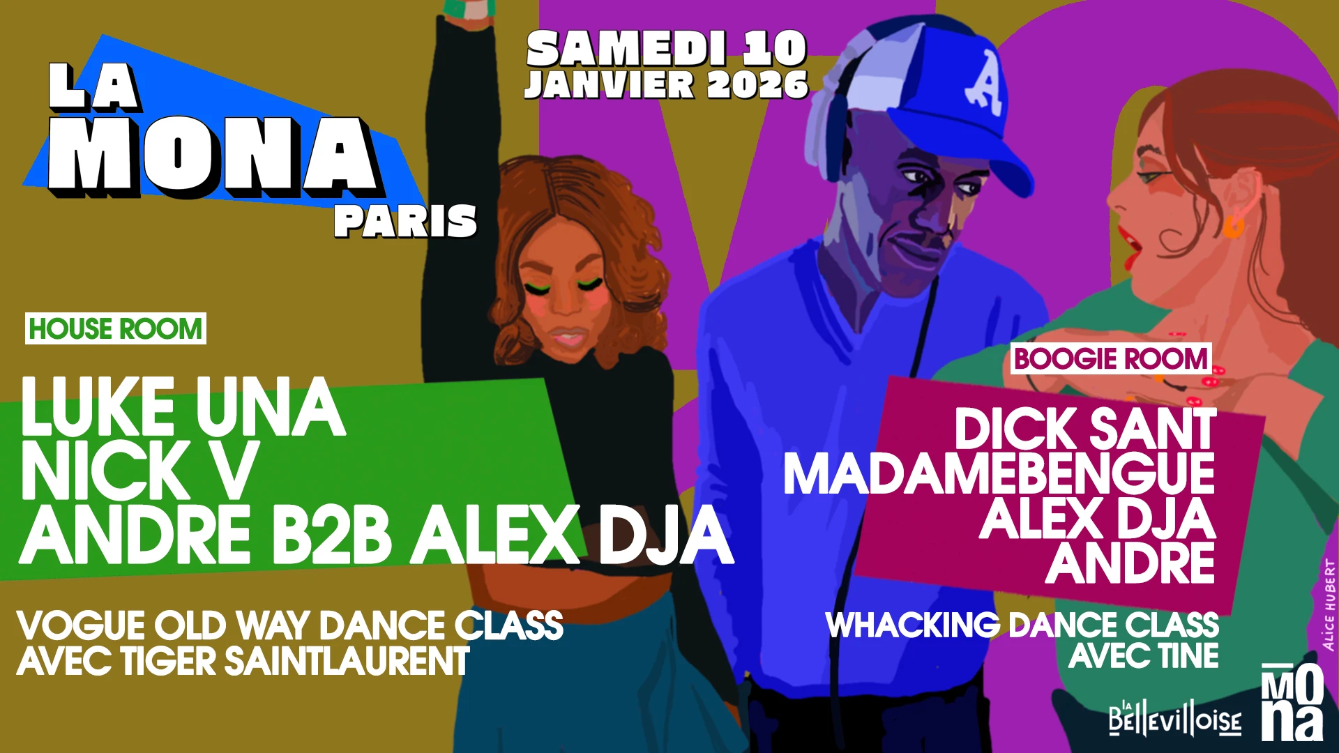La Mona · Luke Una, Nick V, André...Voguing & Waacking Class