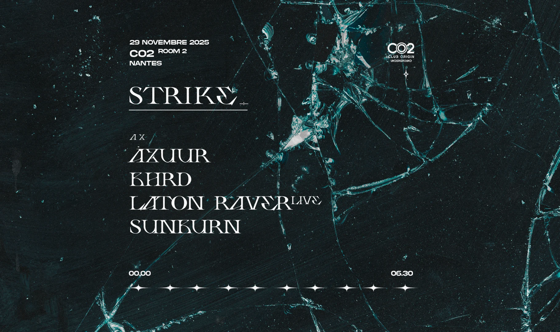 Strike | Co2 - Laton Raver Live, Bhrd, Azuur, Sunburn