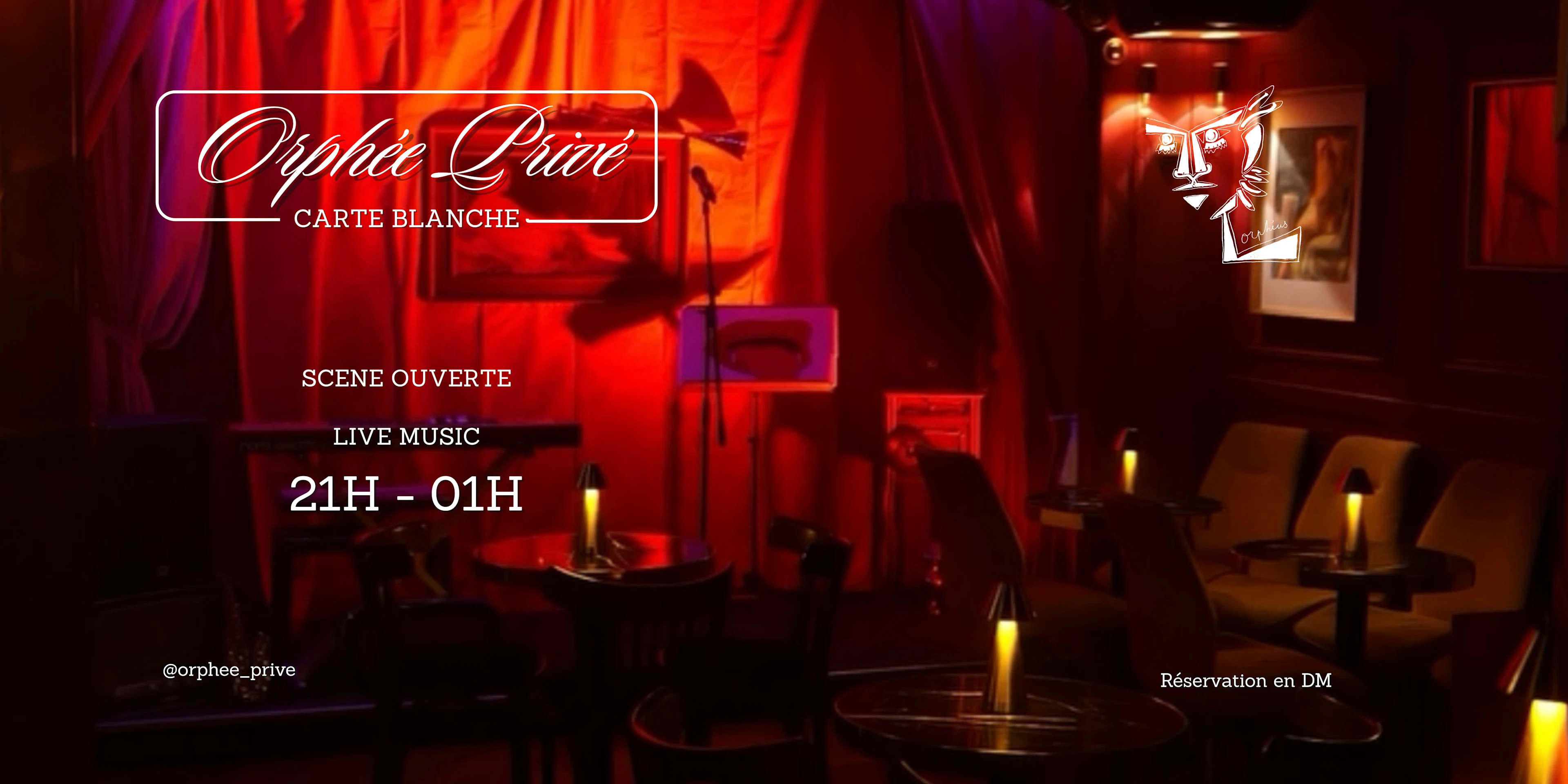 Scène Ouverte Carte Blanche - L'orphée Privé