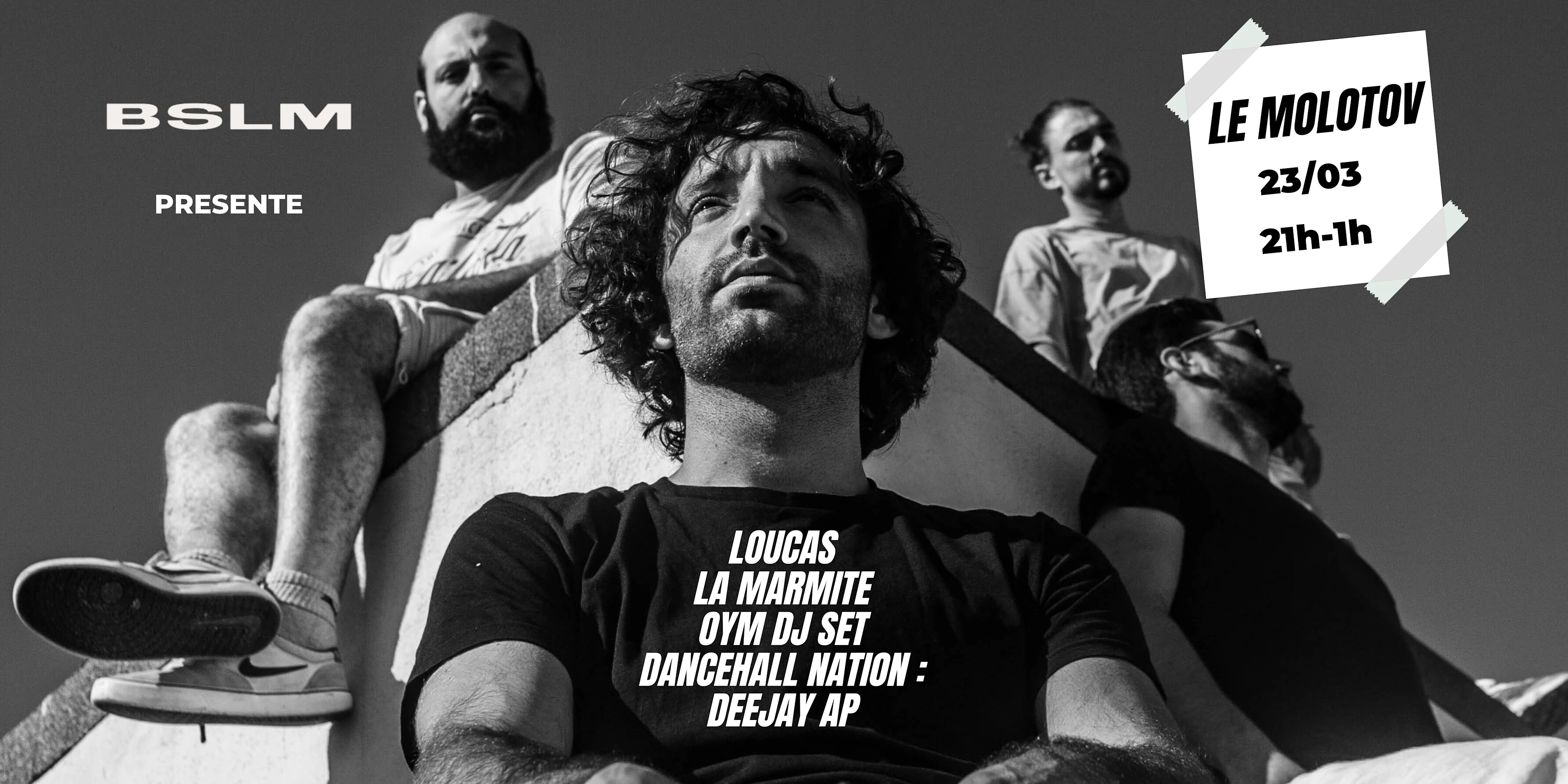 Soirée Rap/Dancehall - Loucas - La Marmite - Oym - Deejay Ap