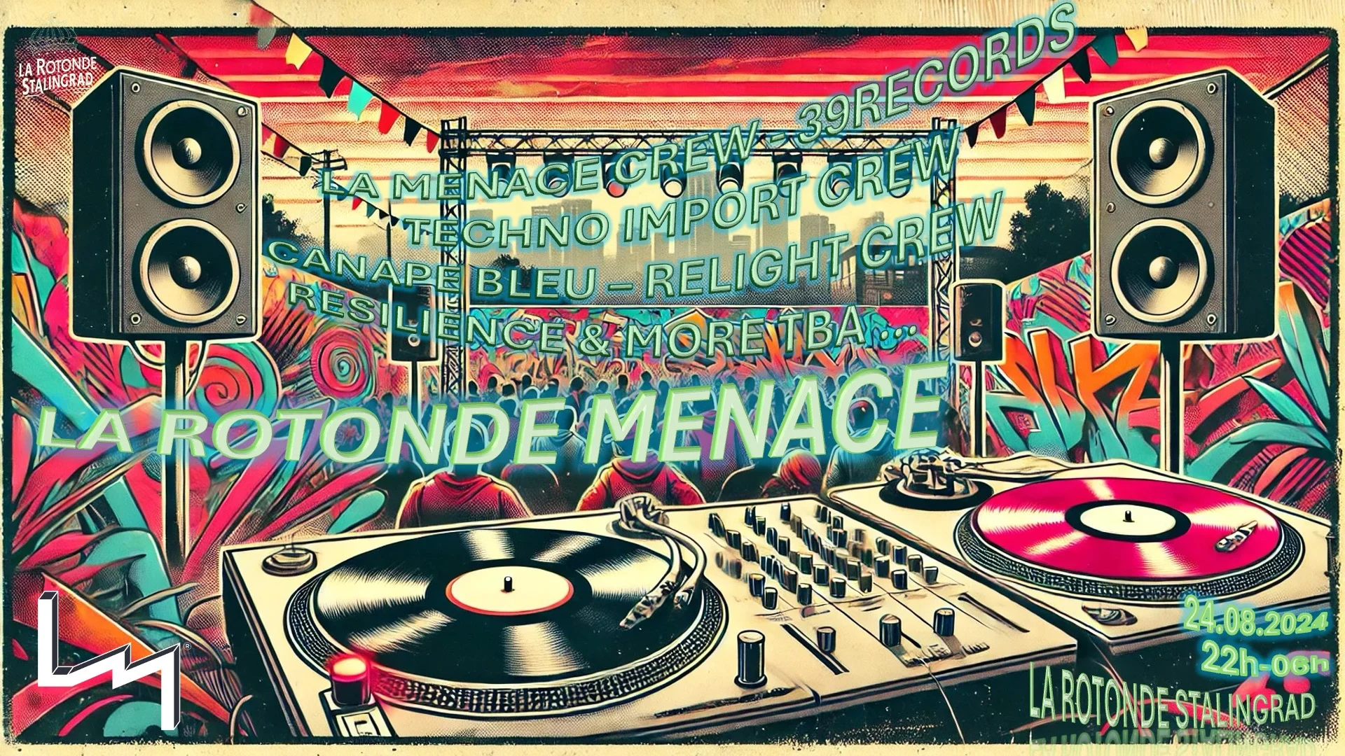 La Menace Records & Friends - Rotonde Xxl - 3 Scenes