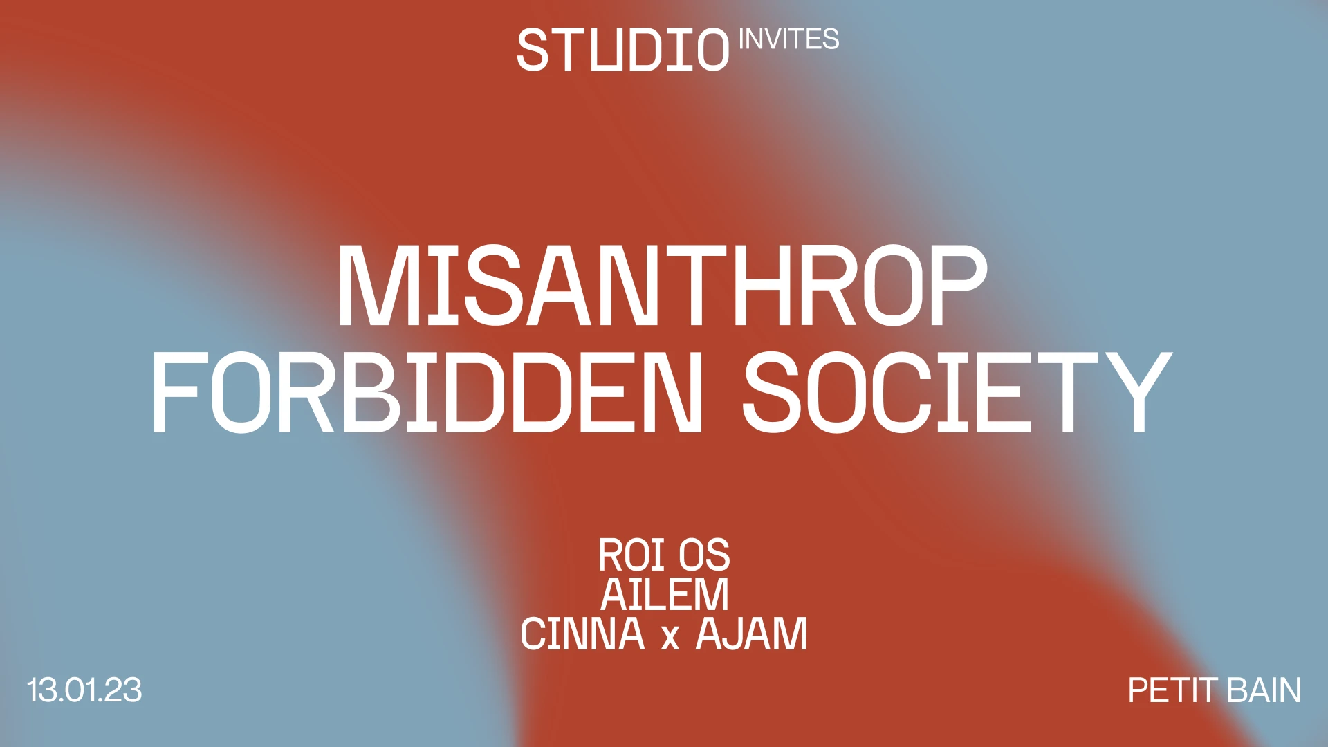Studio Invites Misanthrop, Forbidden Society, & More!