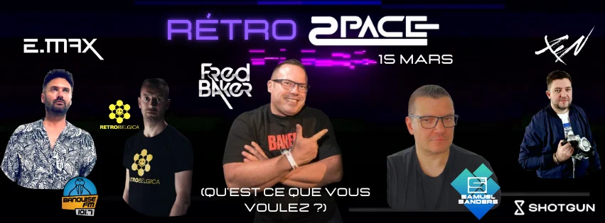 Retro Space 15 Mars - Fred Baker - Retro Belgica