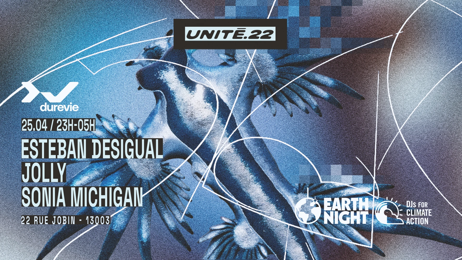U.22 X Dure Vie : Esteban Desigual, Jolly, Sonia Michigan