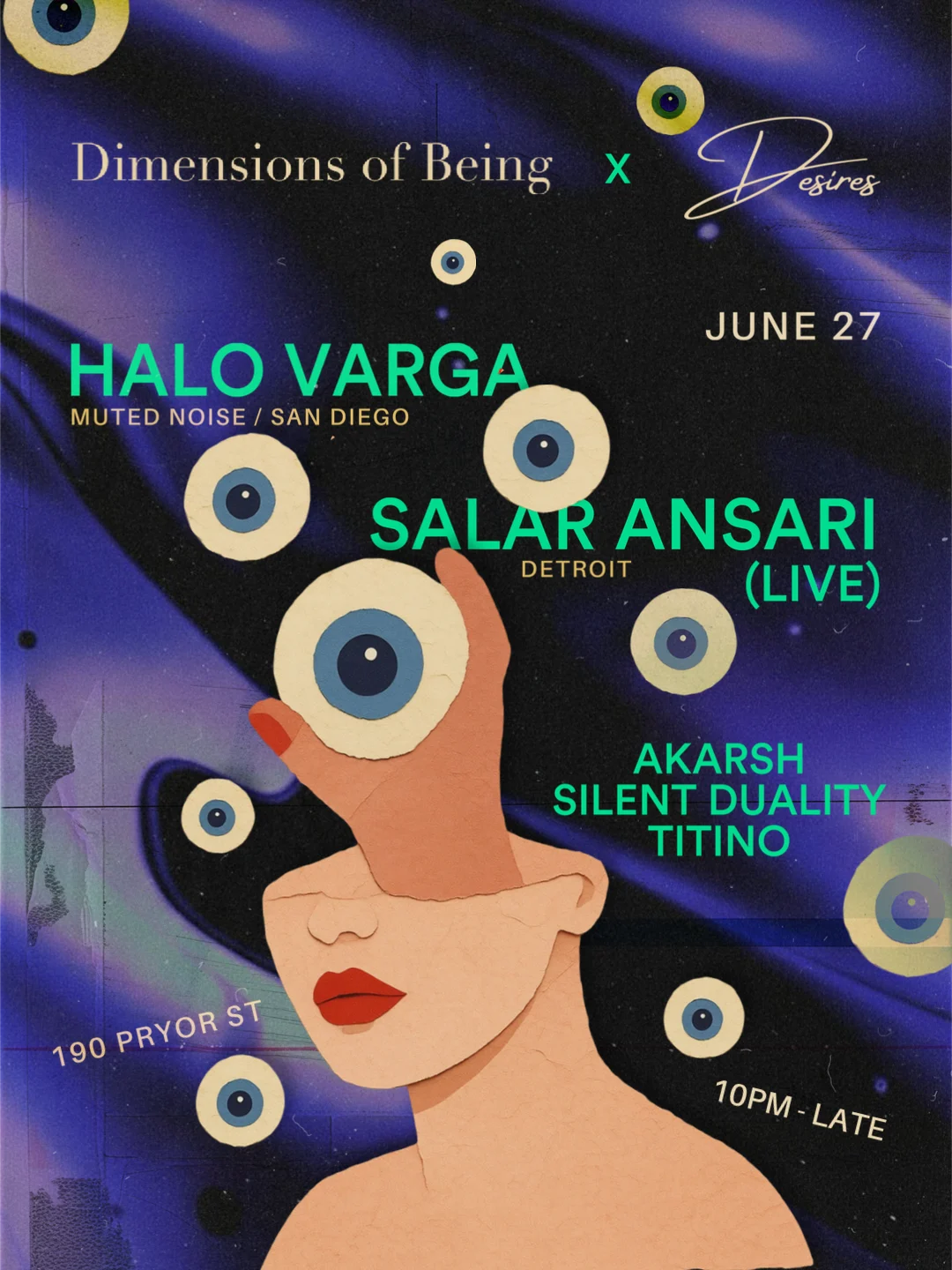 Desires X Dob Present: Halo Varga & Salar Ansari (Live)