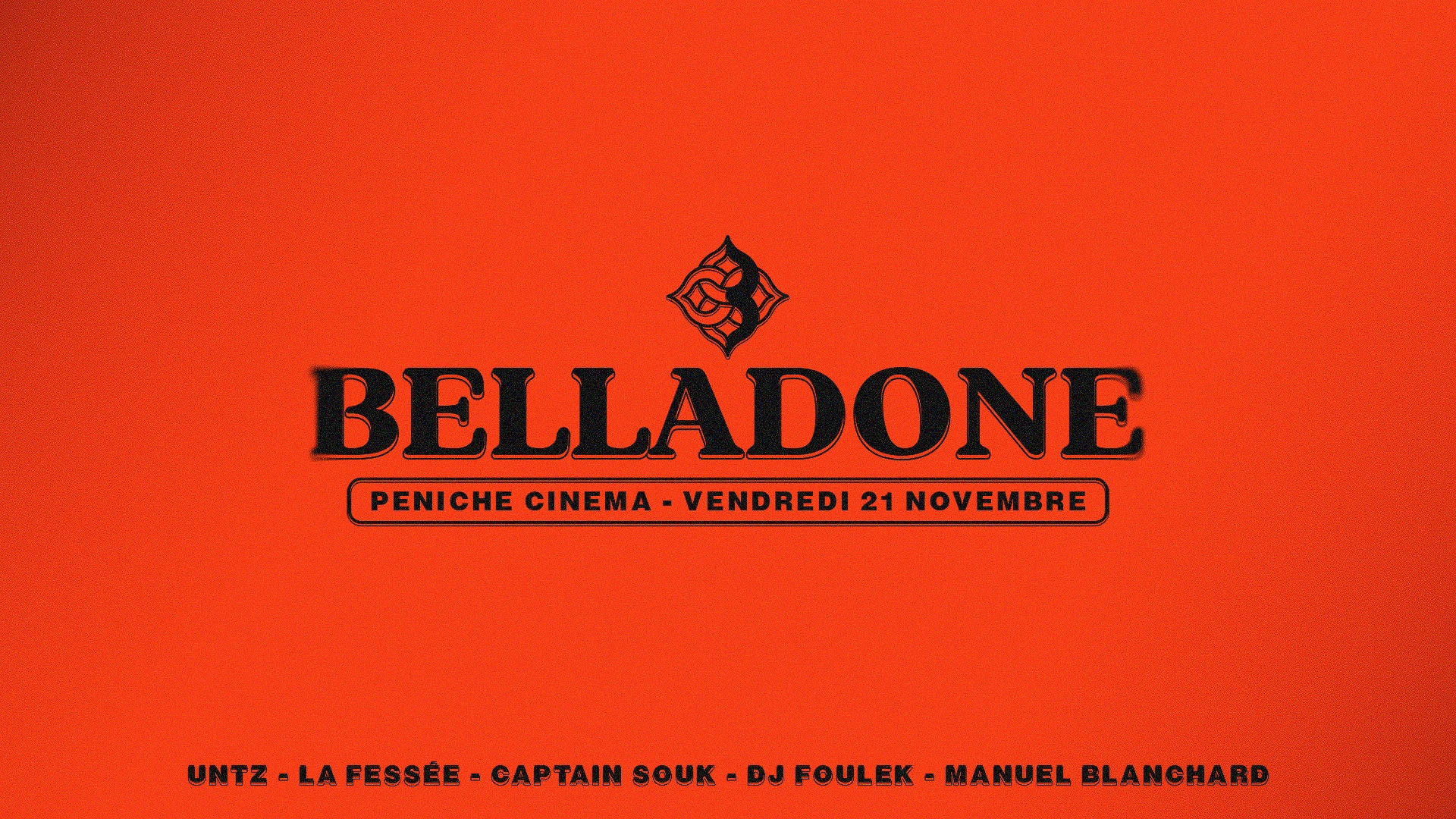 Belladone // Techno To Hardtechno 00h-10h W/ Péniche Cinéma