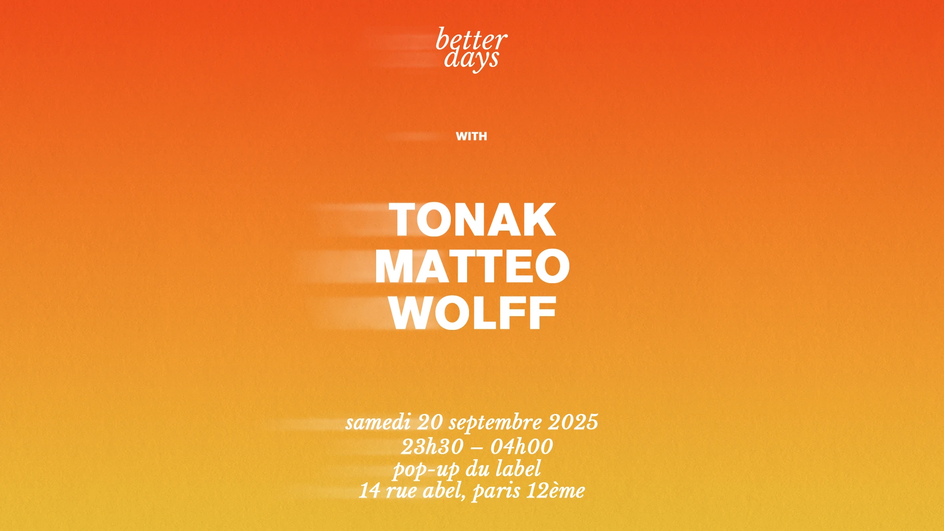 Better Days @Le Popup Du Label