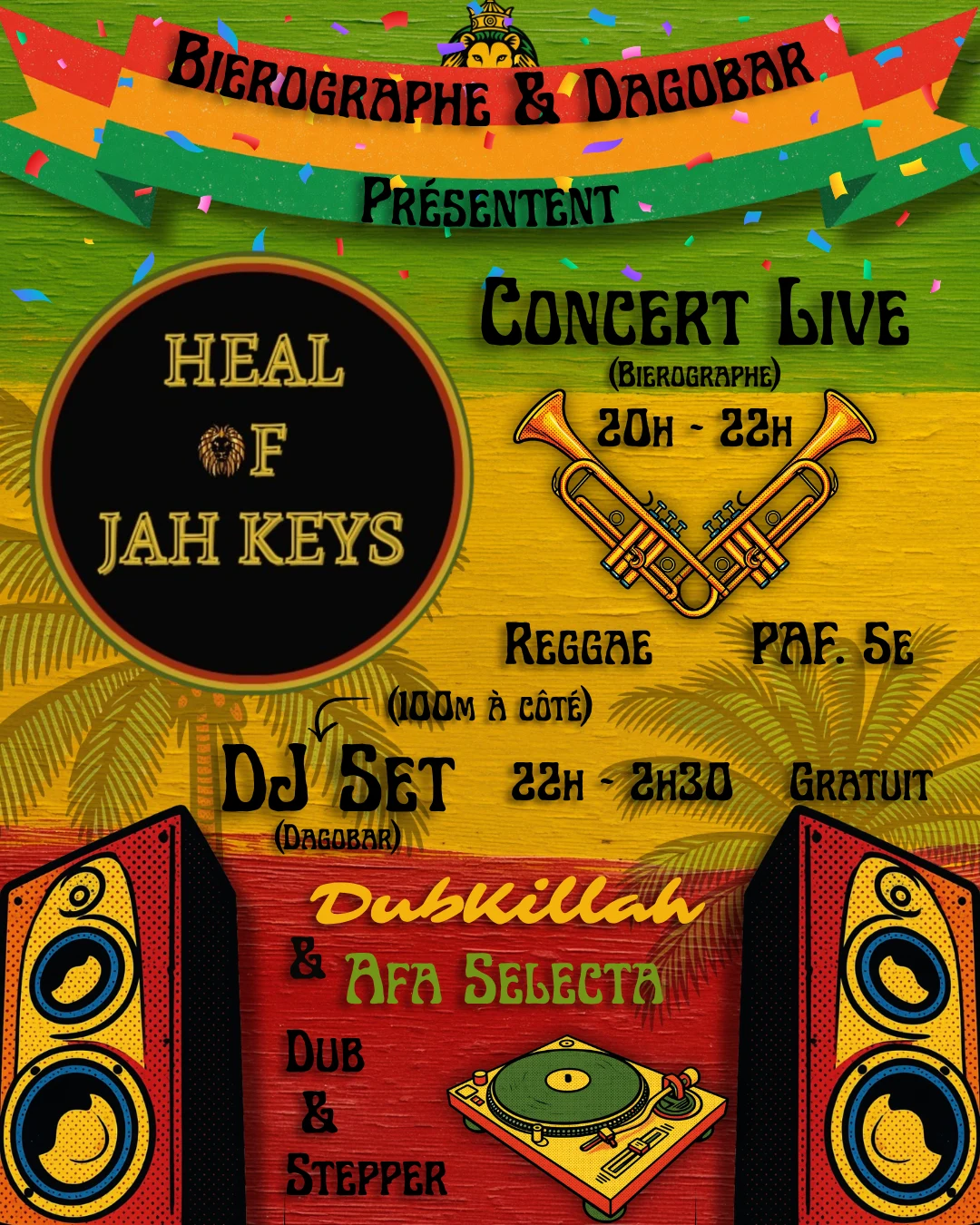 Concert Live "Heal Of Jah Keys" + Dj Set Dub Culture