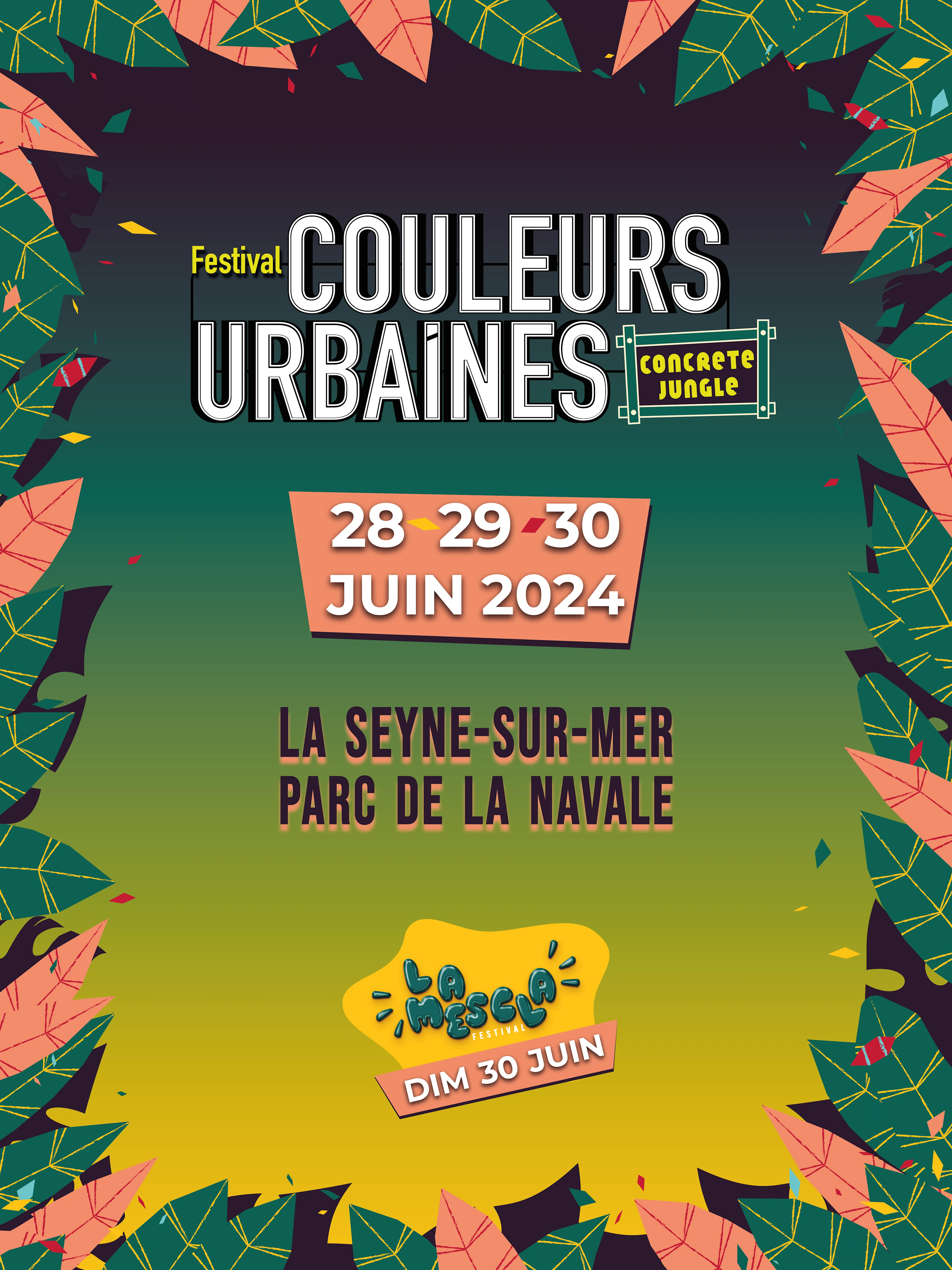 Festival Couleurs Urbaines 2024 - Édition Concrete Jungle