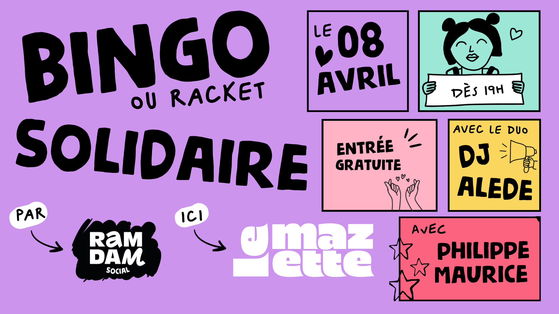 Bingo Solidaire Par Ramdam Social : Bingo & Dj Set !