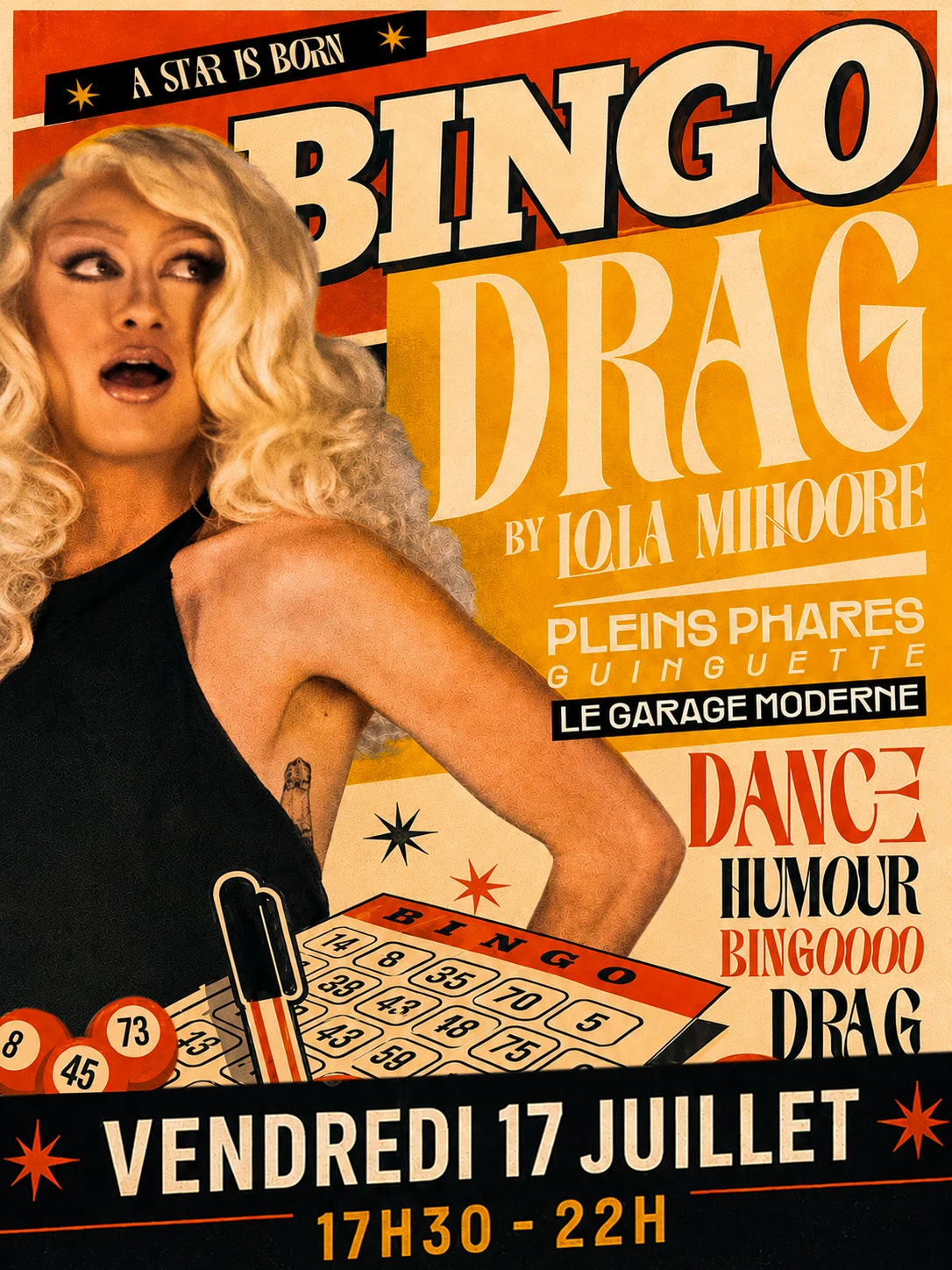 Bingo Drag By Lola Mhoore - Pleins Phares Guinguette