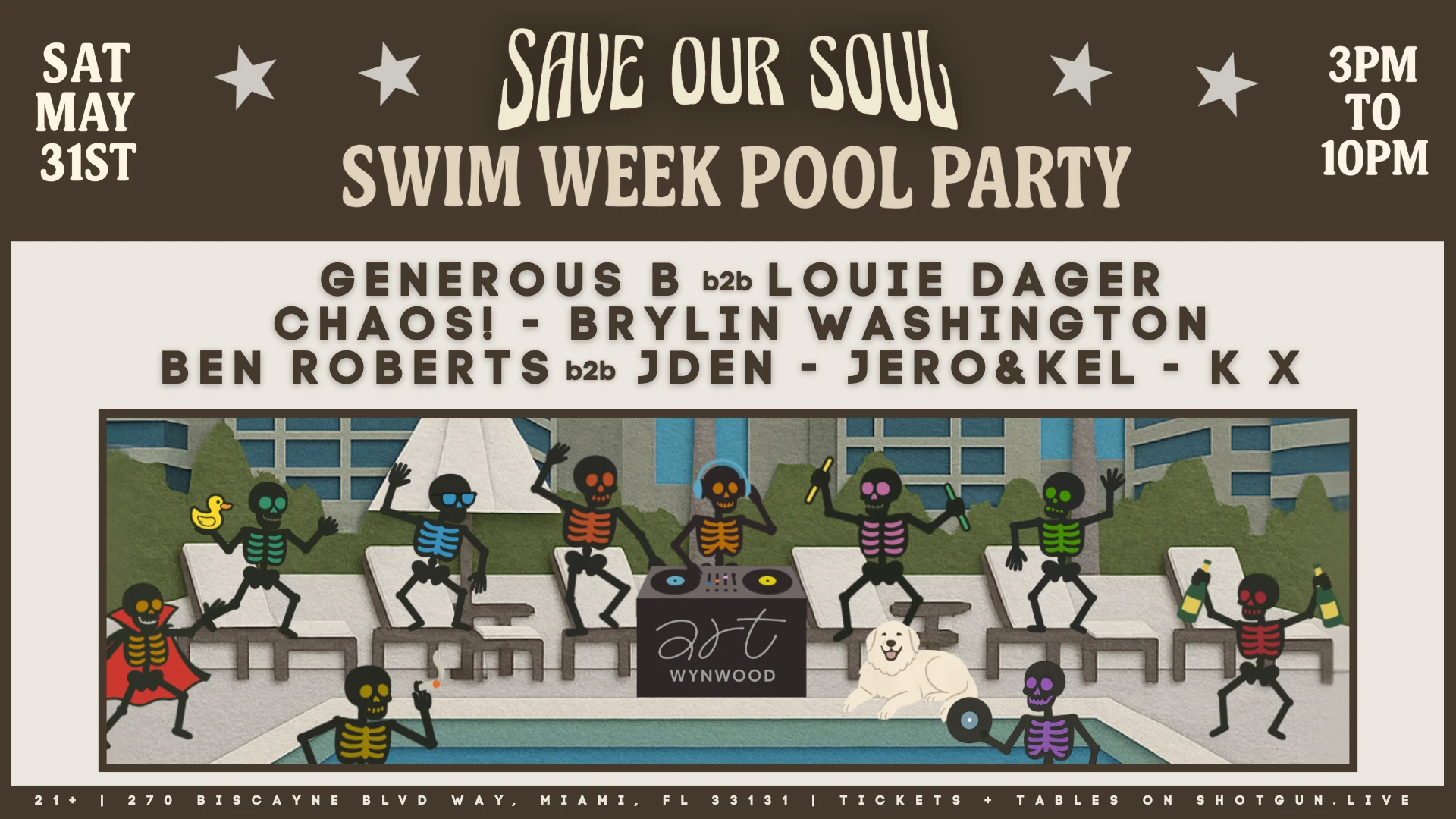 Save Our Soul's Miami Swim Week Pool Party