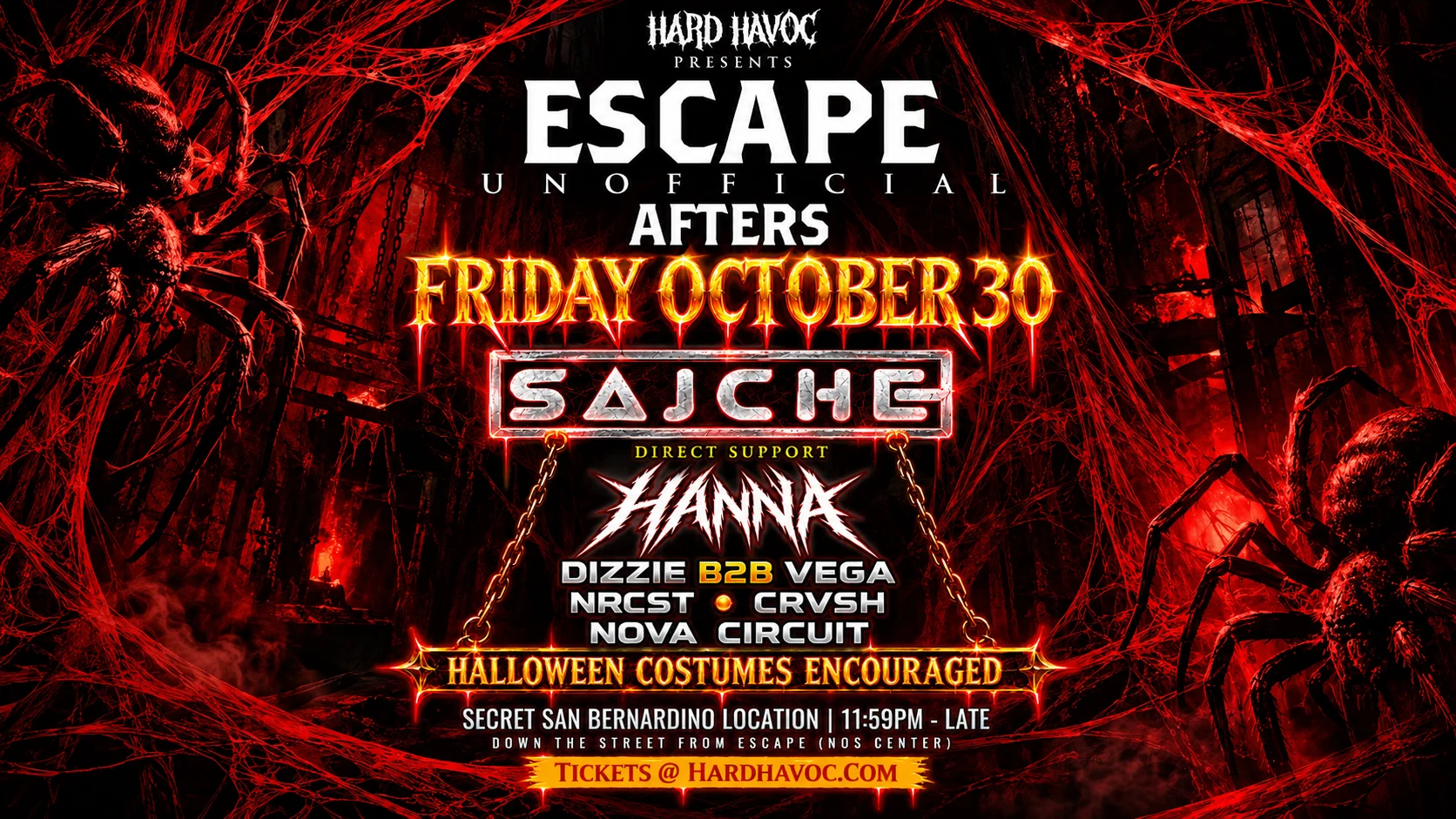 Hard Havoc Escape Unofficial Afters ( San Bernardino)