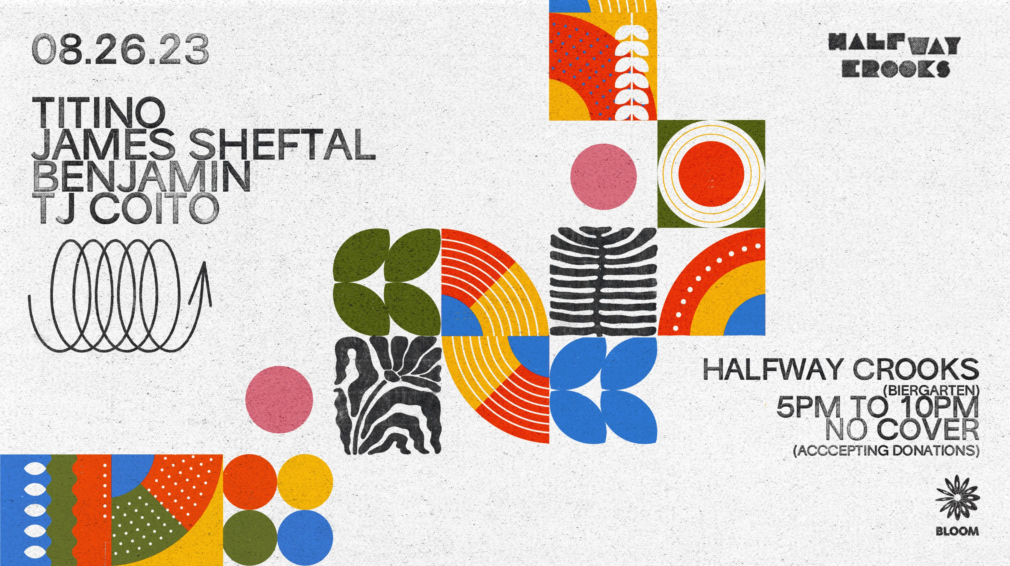 Bloom With Titino, James Sheftal, Benjamin & Tj Coito