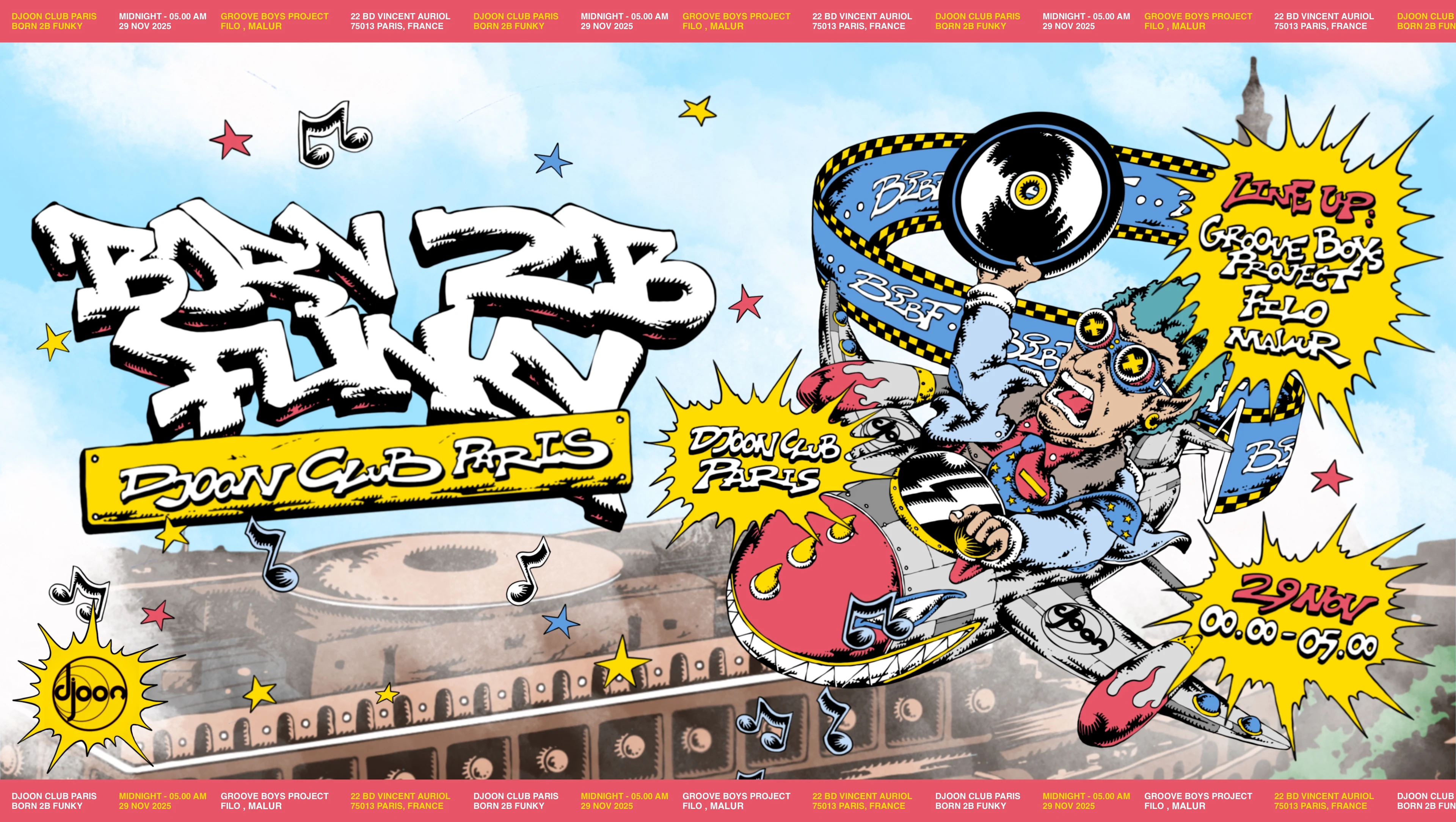Born2bfunky : Groove Boys Project, Filo, Malur