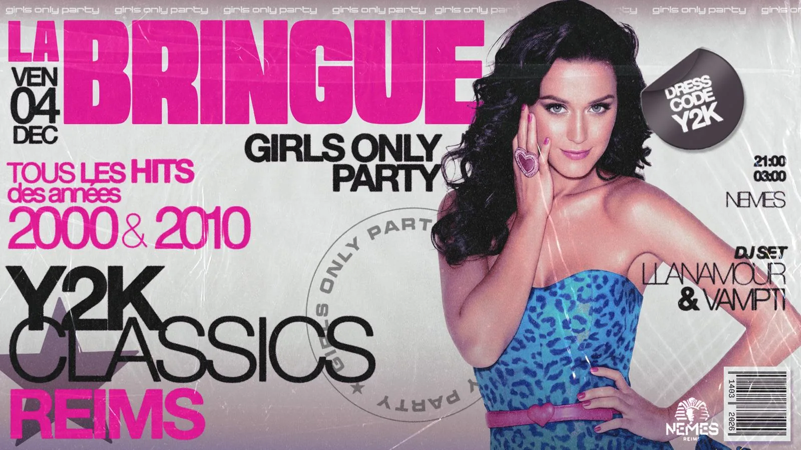 La Bringue Girls Only - Y2k Classics - Reims