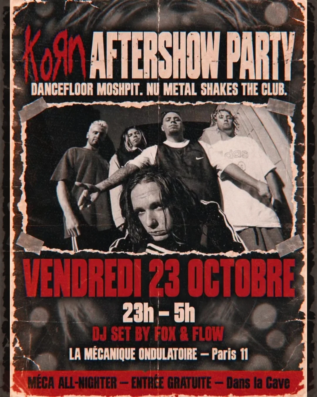 Korn Aftershow Party • Club Night •  Ven 23/10