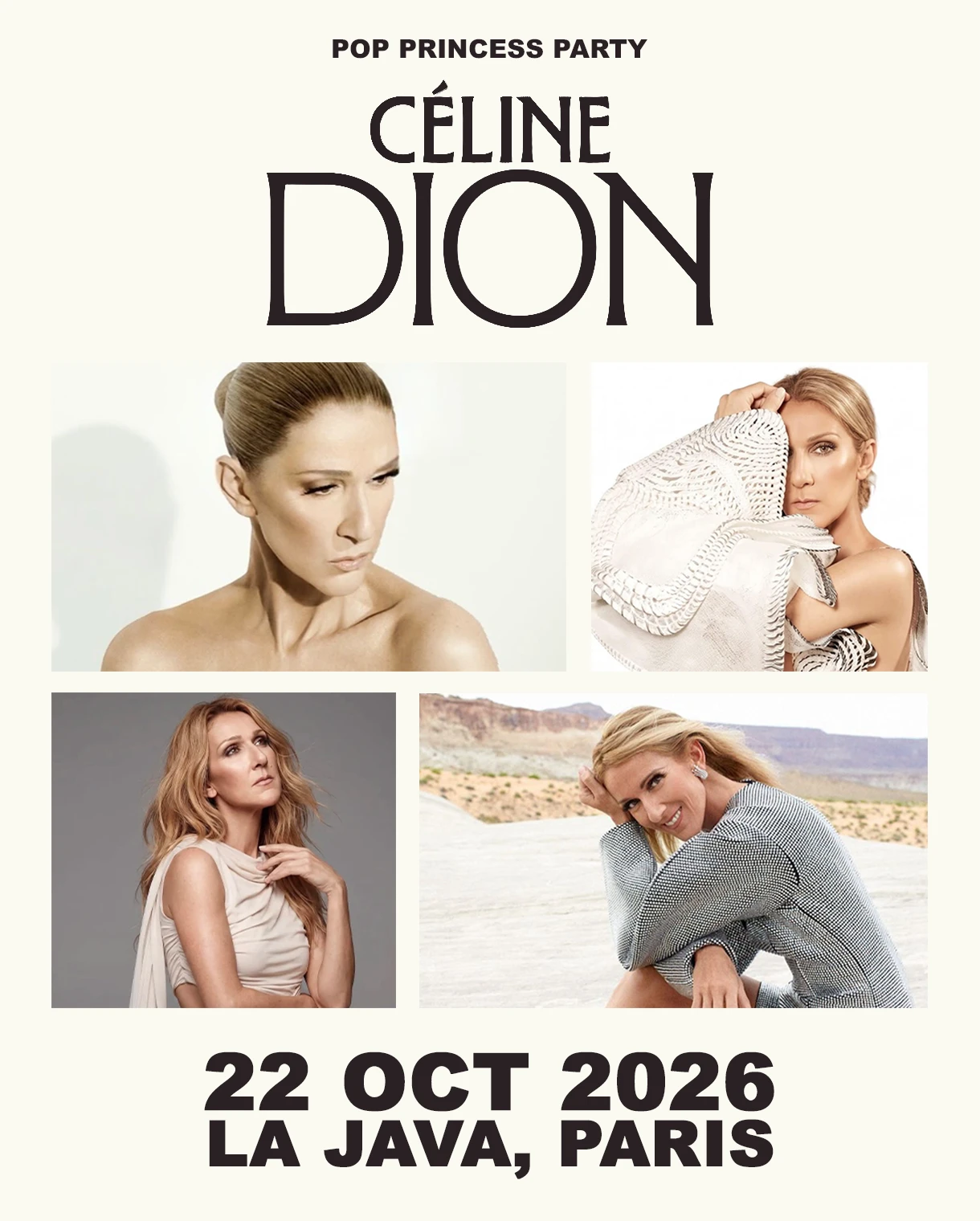 Pop Princess Party - Céline Dion Edition - Paris