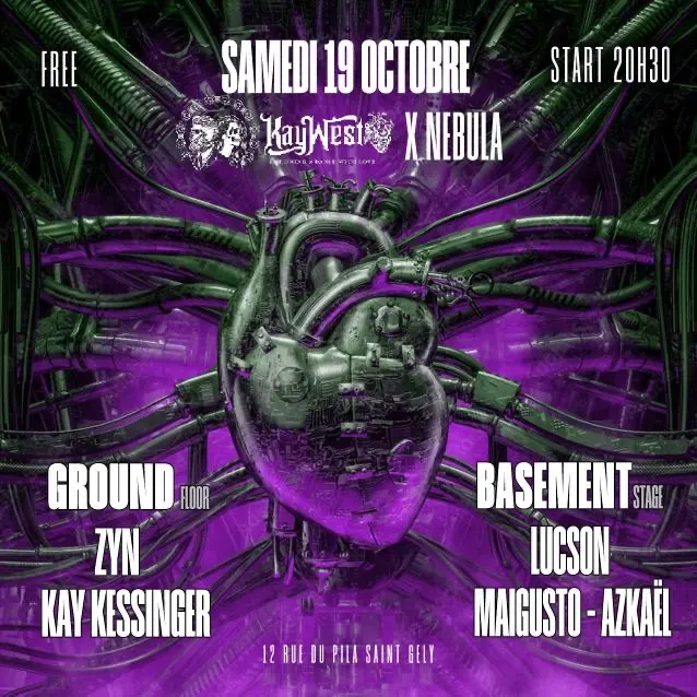 Melodic To Techno - Nebula X Kaywest - 19/10